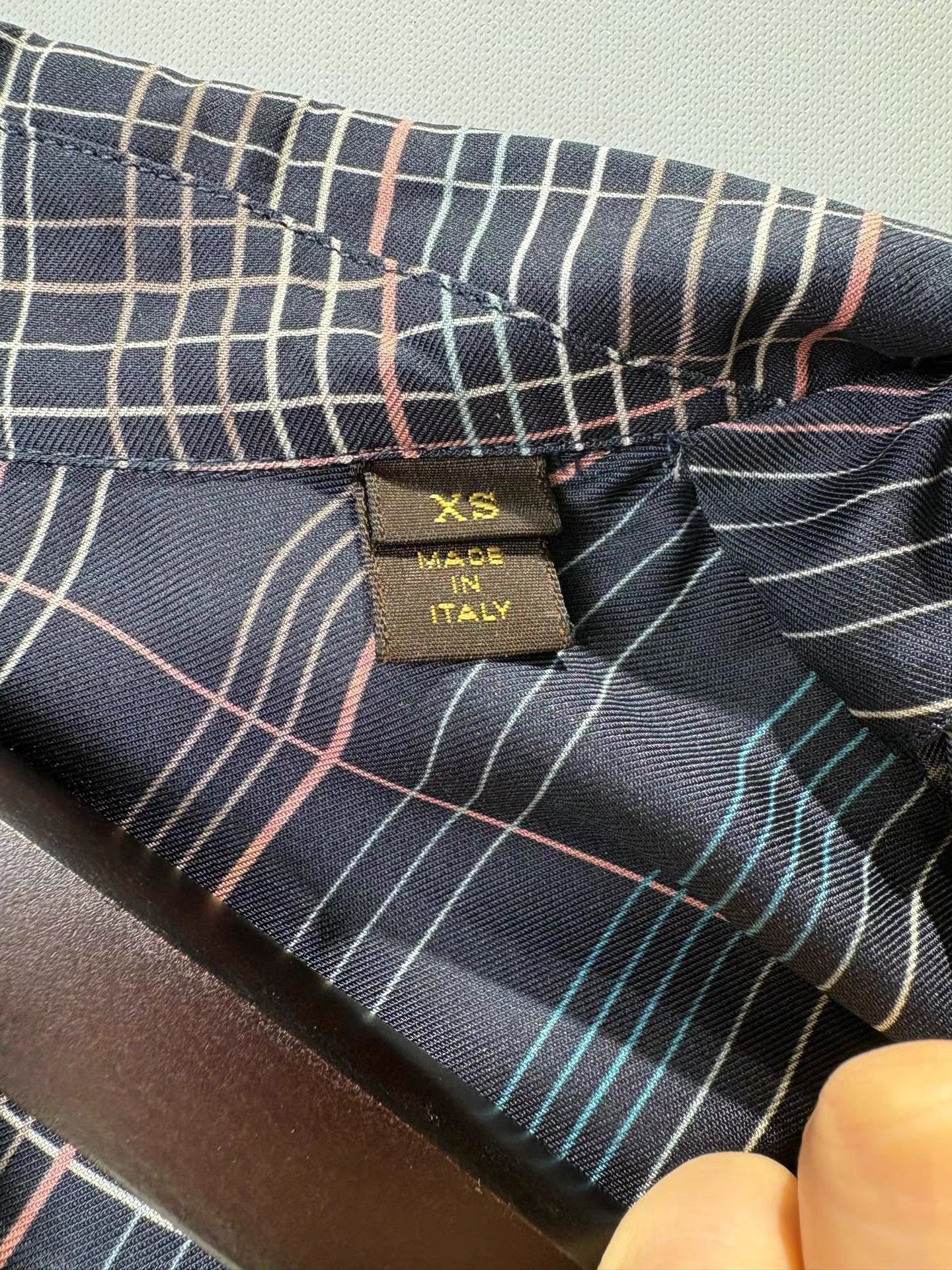 Louis Vuitton Louis Vuitton Damier & Monogram Silk Shirt K36 Size US XS / EU 42 / 0 - 5 Thumbnail
