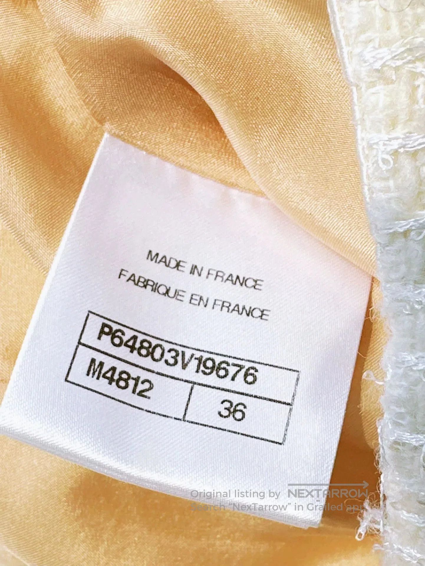 Chanel Chanel White Woven Wide-Leg Pants. Size US 36 / EU 52 - 5 Thumbnail
