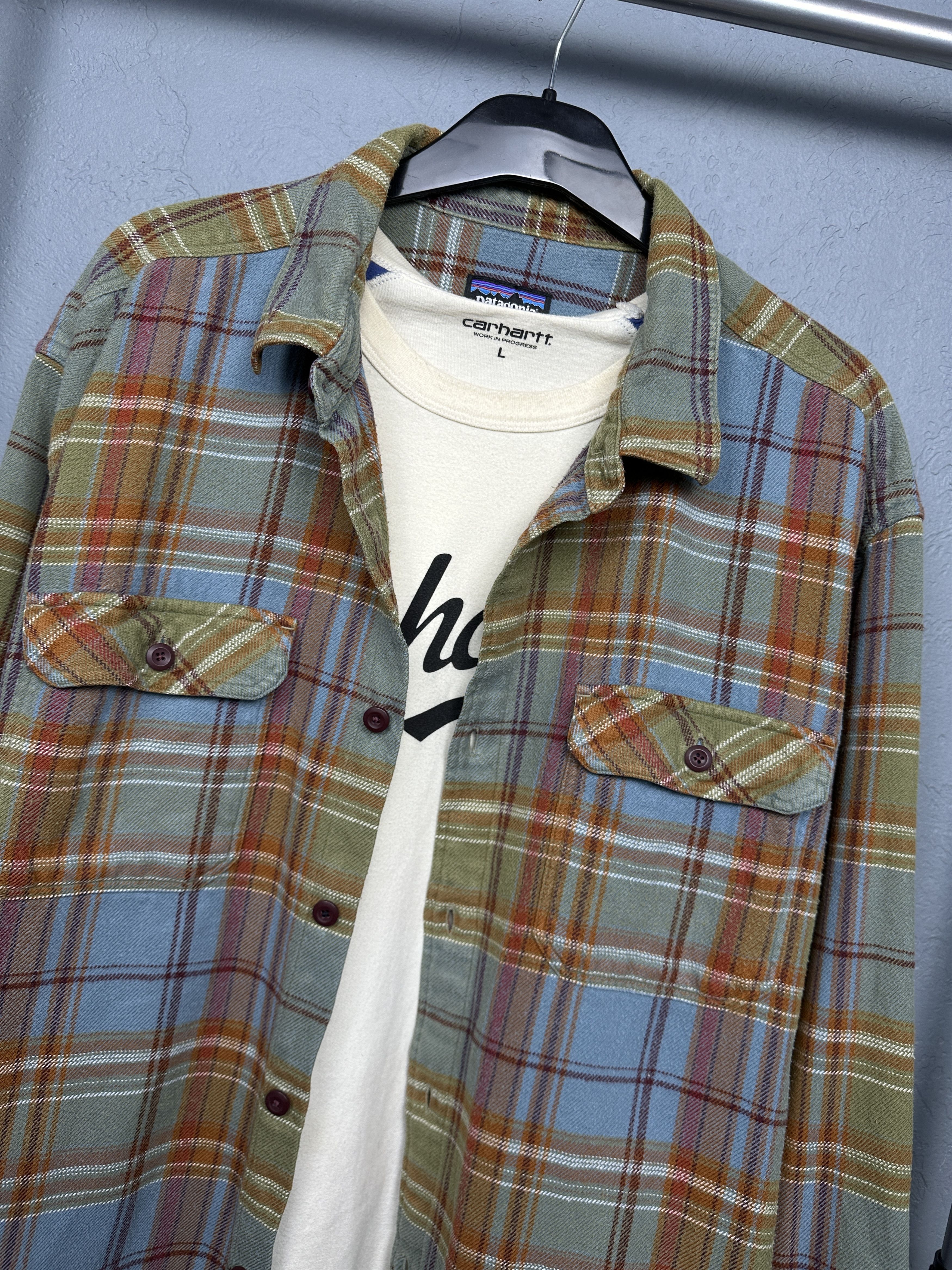 Patagonia Patagonia Mens Flannel Plaid Shirt Size US XXL / EU 58 / 5 - 2 Thumbnail