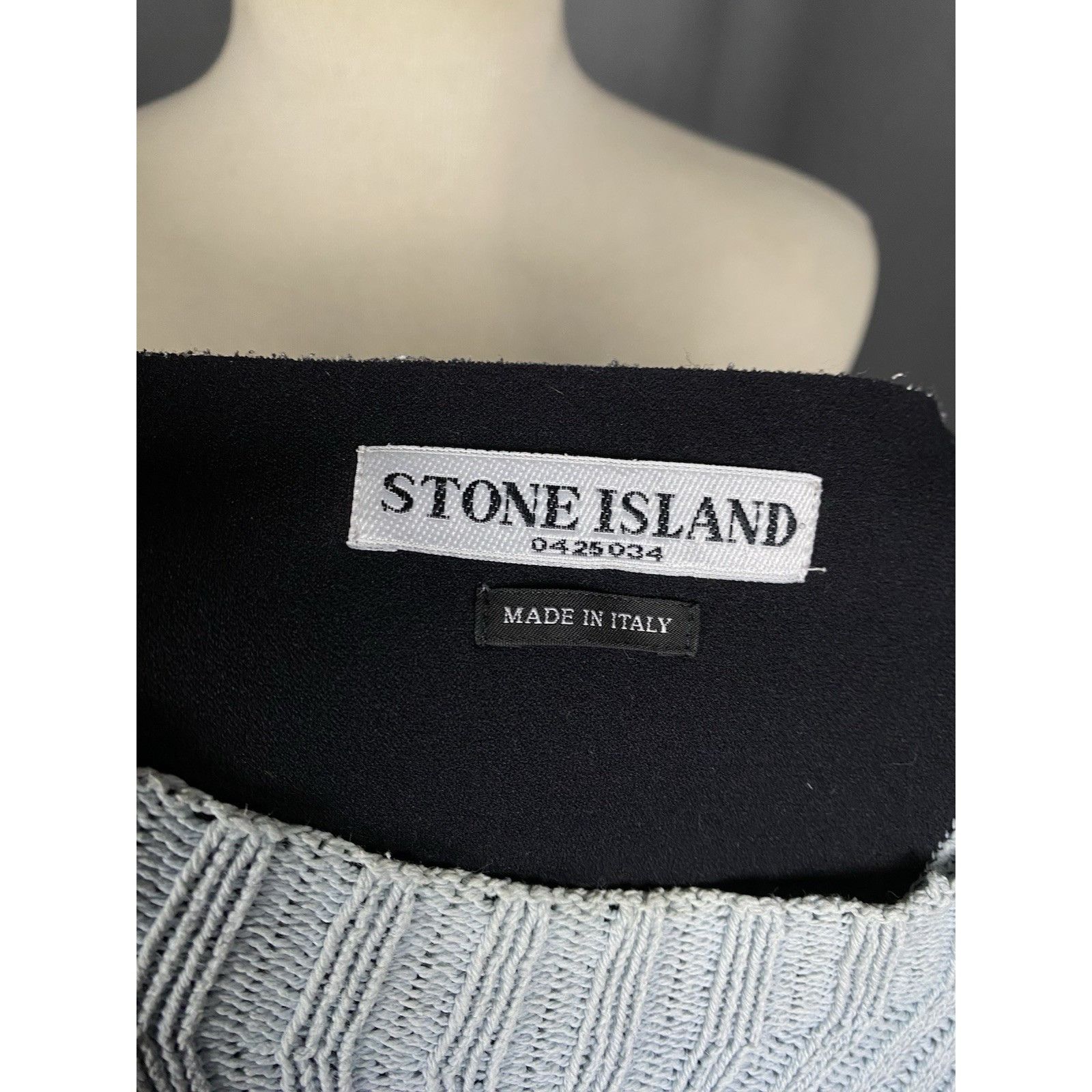 Stone Island Stone Island Vintage Men's Blue Crewneck Knitted Sweater Siz Size US S / EU 44-46 / 1 - 13 Thumbnail
