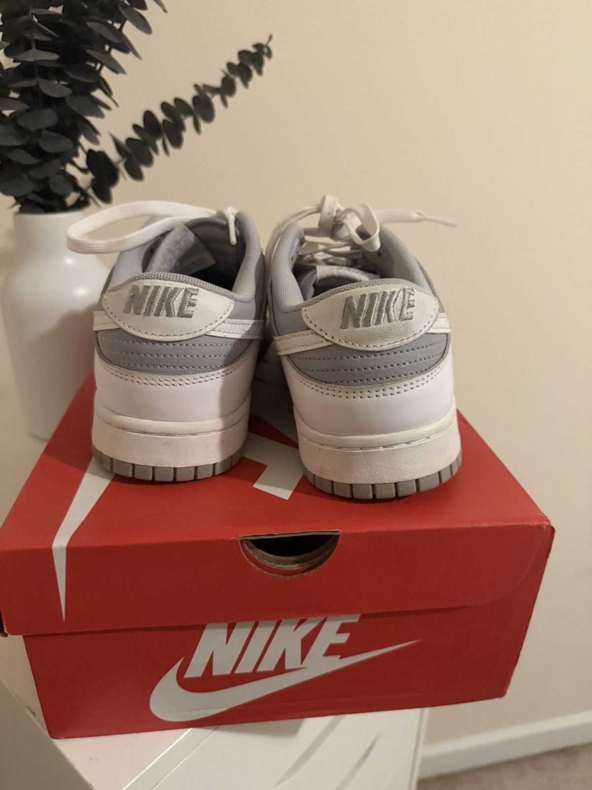 Nike Nike Dunk Wolf Grey / White sneakers Size US 10 / EU 43 - 4 Thumbnail
