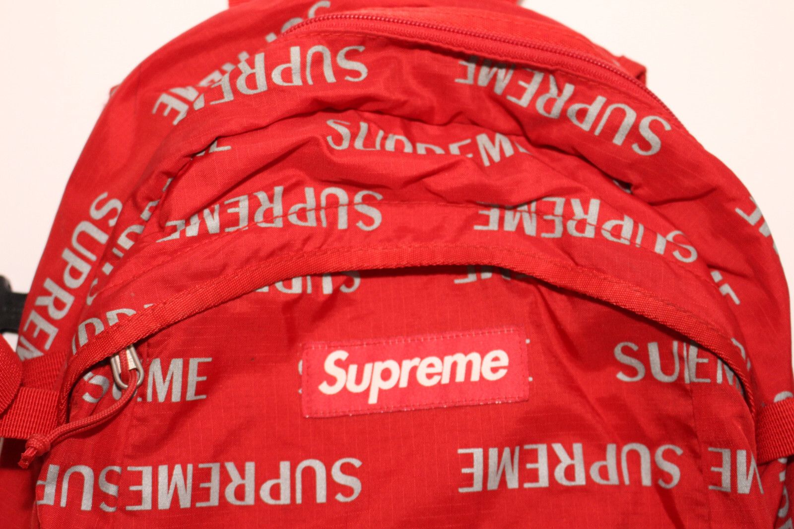 Supreme Supreme Backpack - 3M Reflective Repeat Logo 2016 (FW16) Size ONE SIZE - 3 Thumbnail