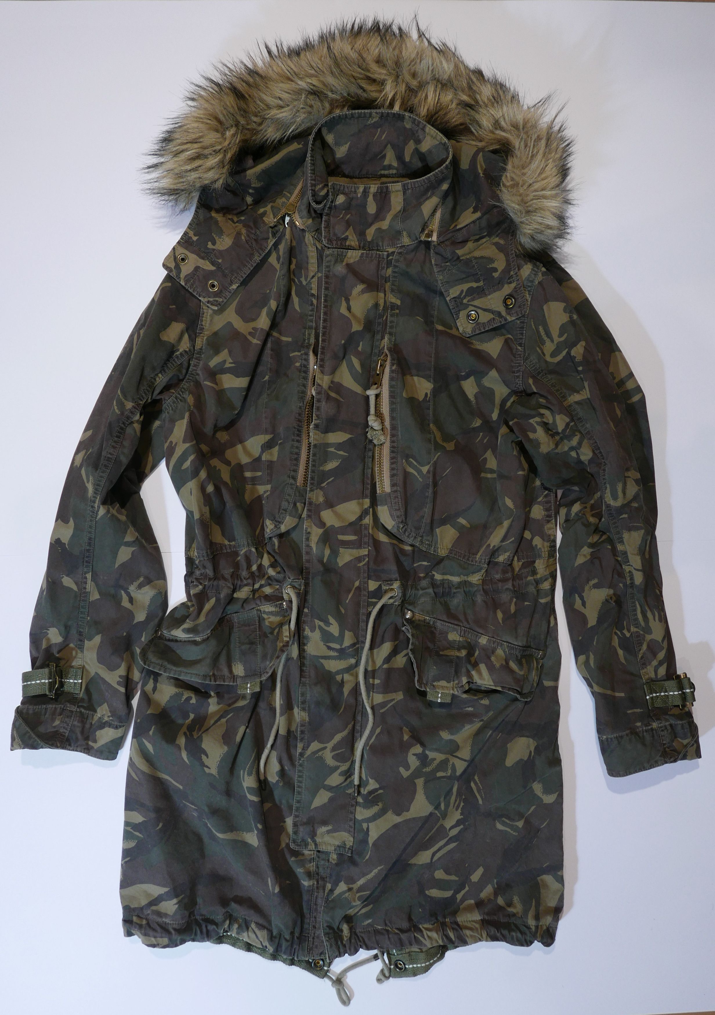 Polo Ralph Lauren Polo Ralph Lauren Jacket Parka Camo Military Fur Coat XS Size US XS / EU 42 / 0 - 1 Thumbnail