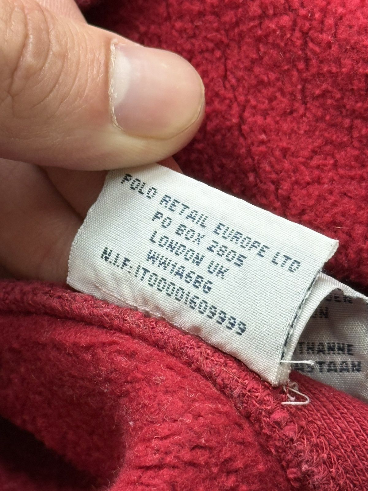 Polo Ralph Lauren Polo Ralph Lauren Sweatshirt Mens Large Red Size US S / EU 44-46 / 1 - 6 Thumbnail