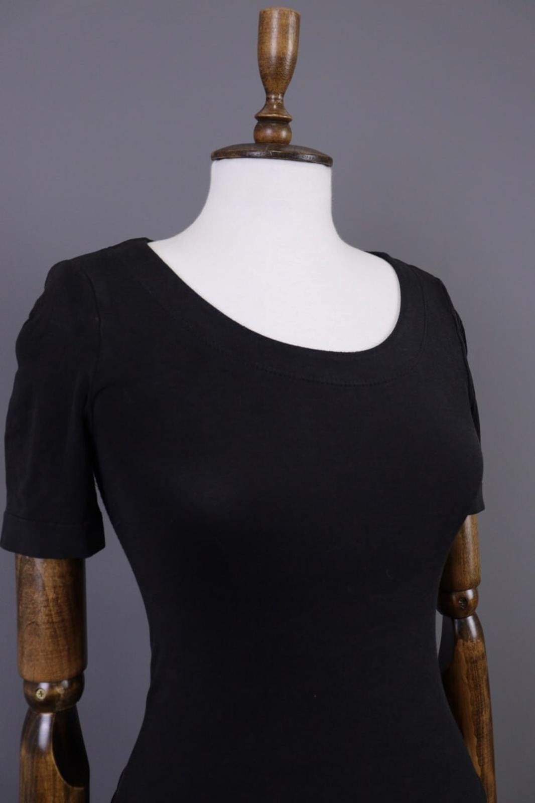 Wolford Wolford Black Short Sleeve Bodycon Top Shirt Size XS Size XS / US 0-2 / IT 36-38 - 5 Thumbnail