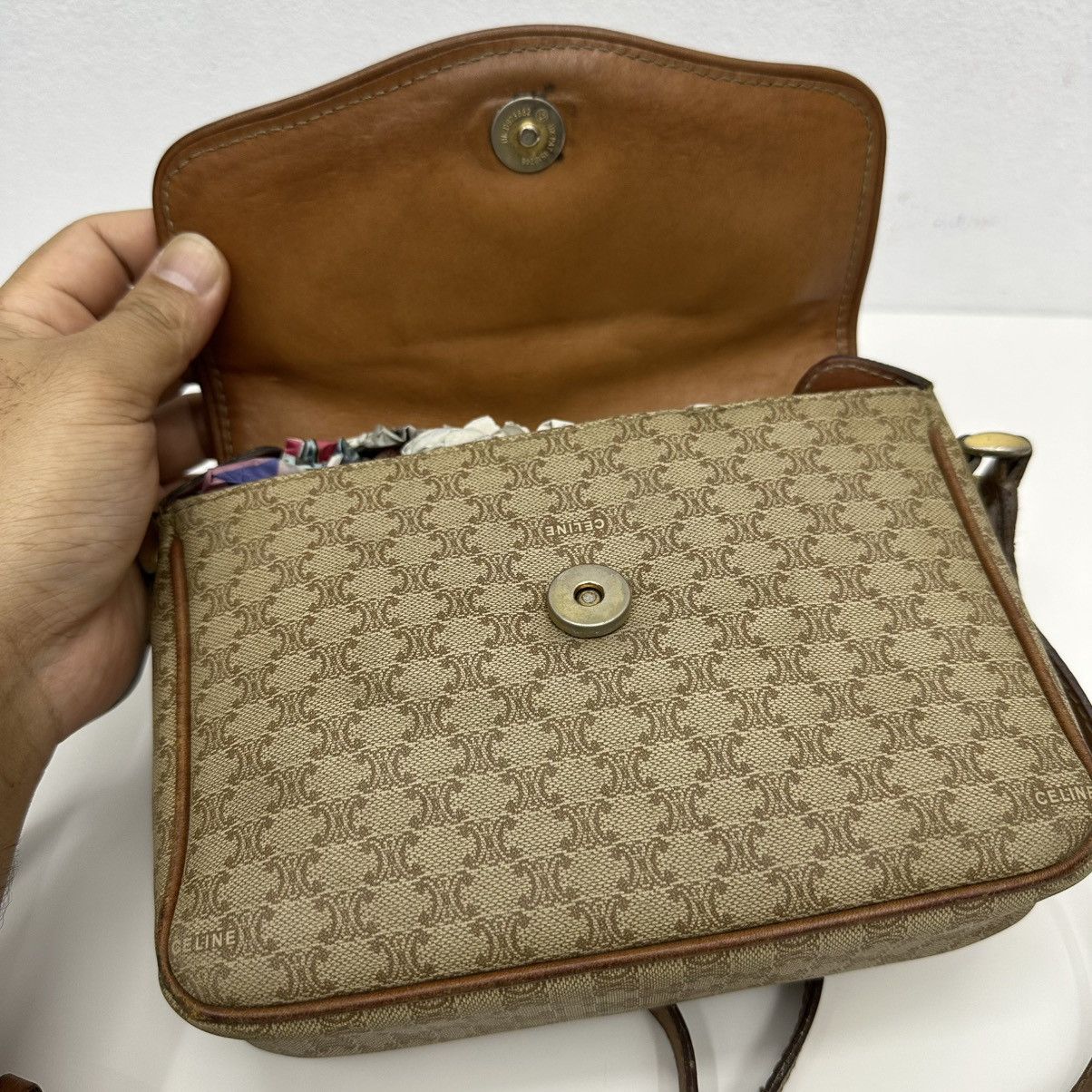 Celine AUTHENTIC CELINE MACADAM SHOULDER CROSSBODY BAG Size ONE SIZE - 12 Thumbnail