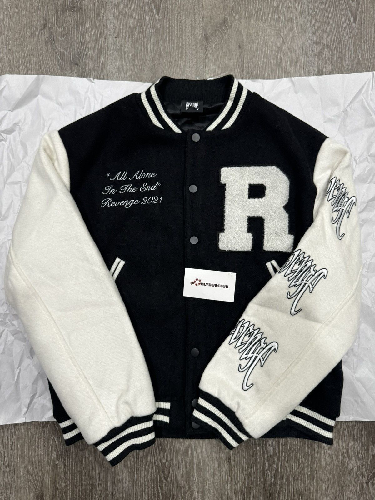 Revenge sale varisty jacket