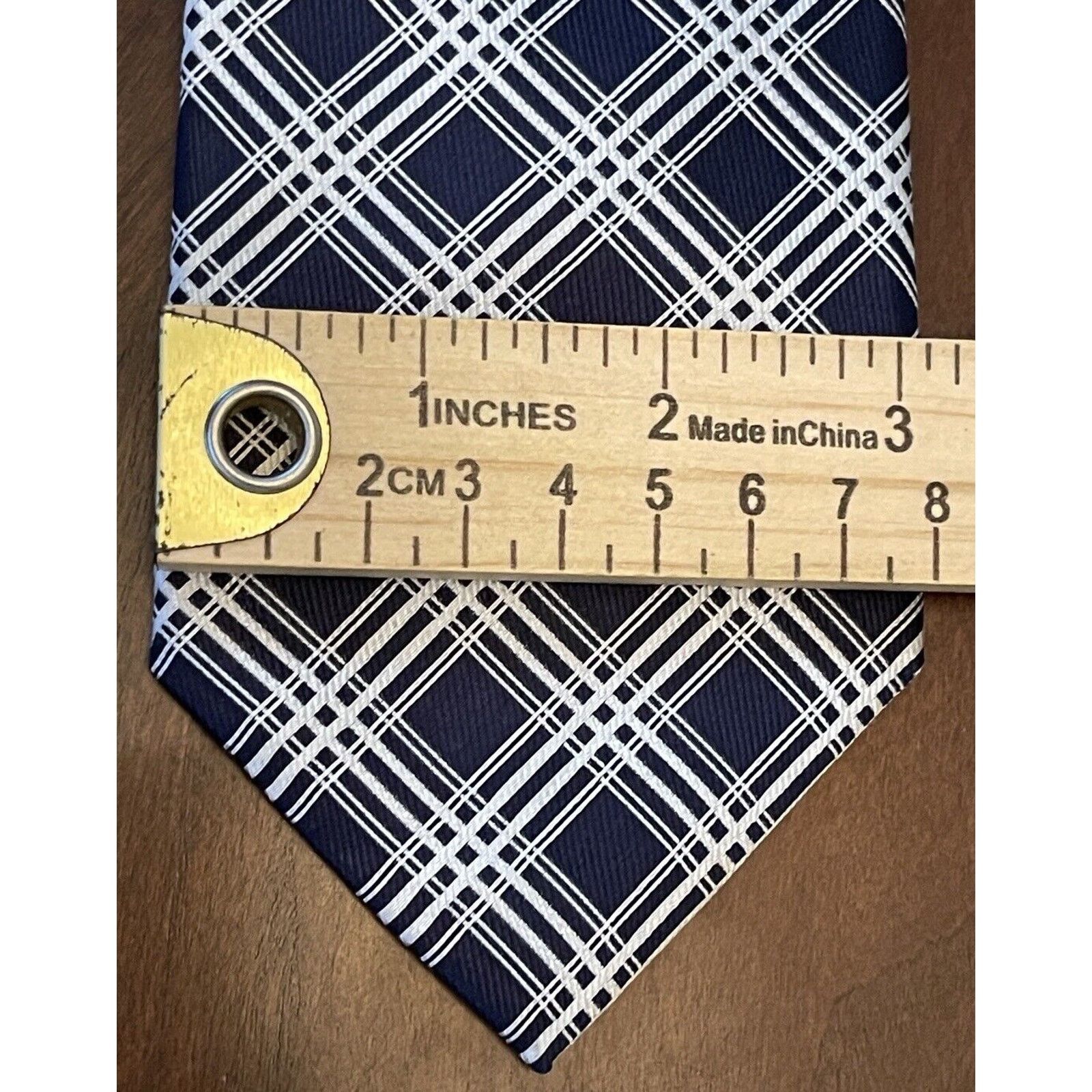 Handmade Pronto Uomo Couture Hand Made Blue 100% Silk Made In China Size ONE SIZE - 4 Thumbnail