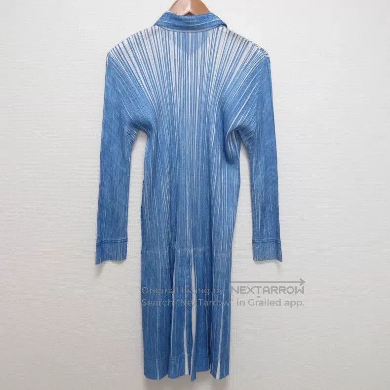 Issey Miyake Issey Miyake Denim Gradient Dress Size L / US 10 / IT 46 - 2 Thumbnail