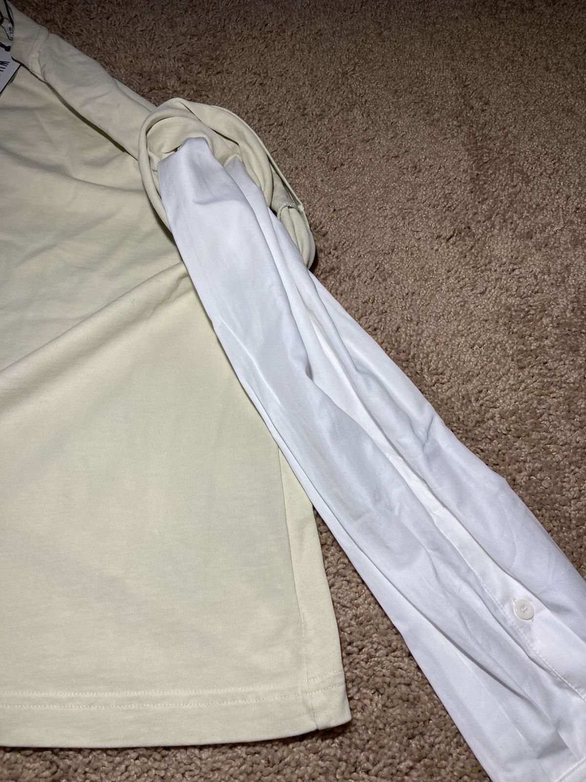 Willy Chavarria SS20 Willy Chavrria Double Layer Button Up Shirt Sleeve 2020 Size US M / EU 48-50 / 2 - 5 Thumbnail