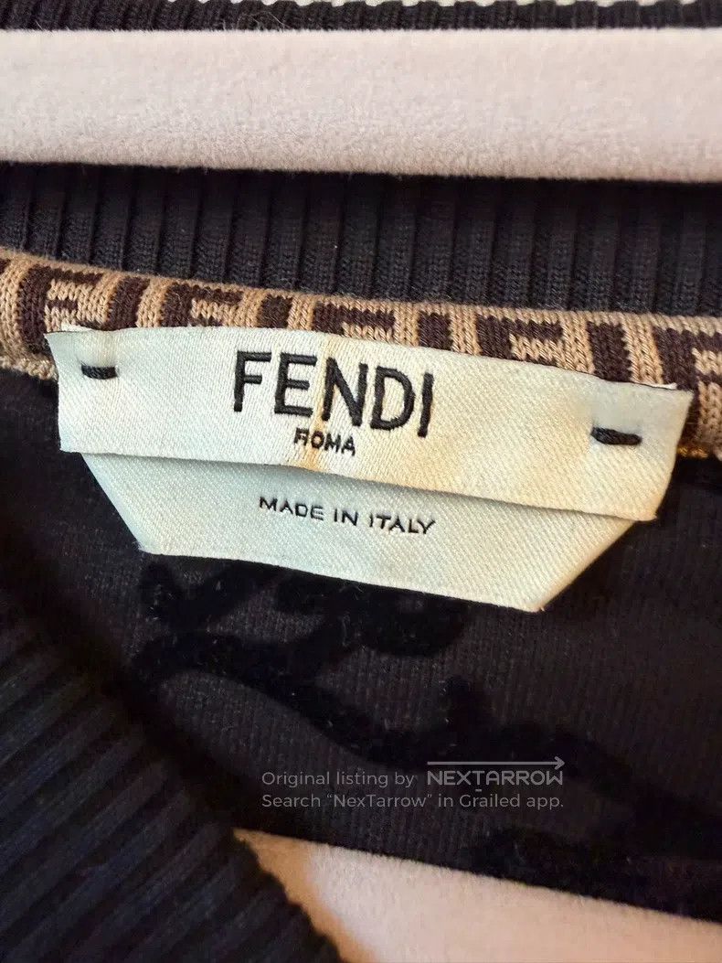 Fendi Fendi All Logo Black Relaxed Fit Hoodie Size S / US 4 / IT 40 - 3 Thumbnail