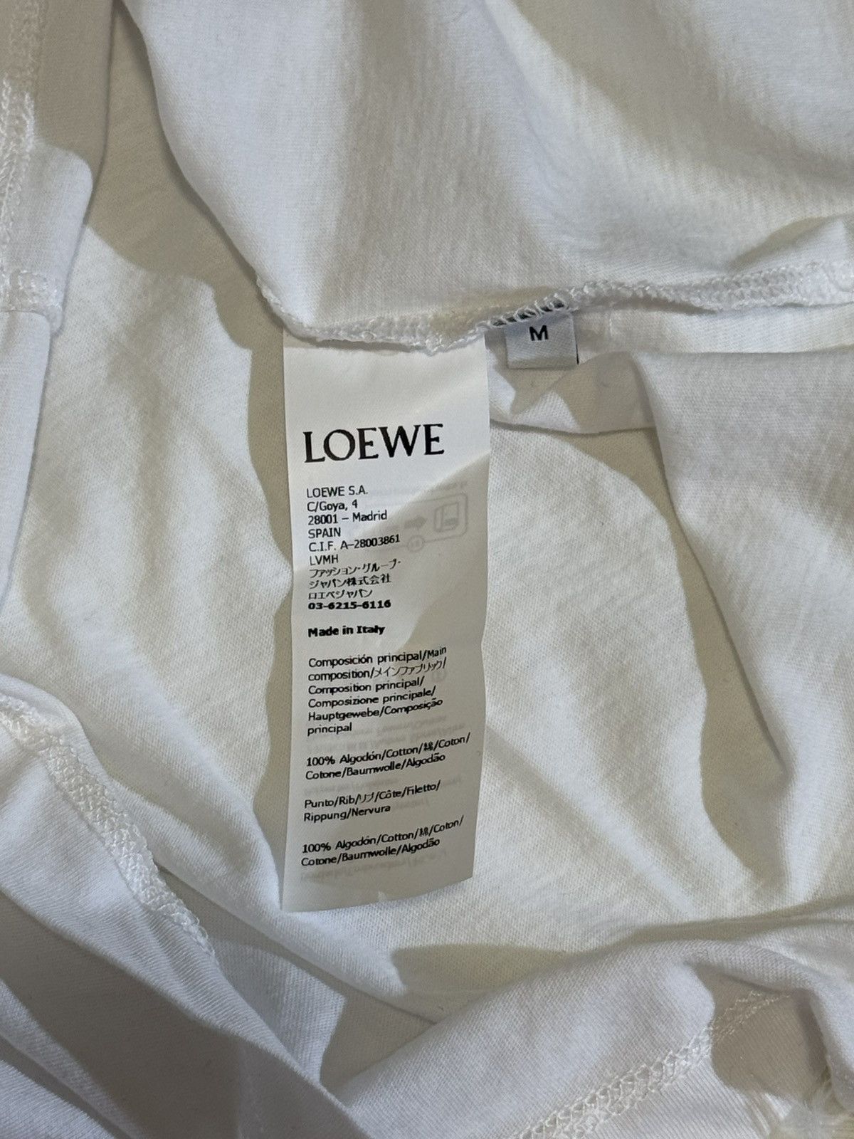 Loewe Loewe white crop top Size M / US 6-8 / IT 42-44 - 5 Thumbnail