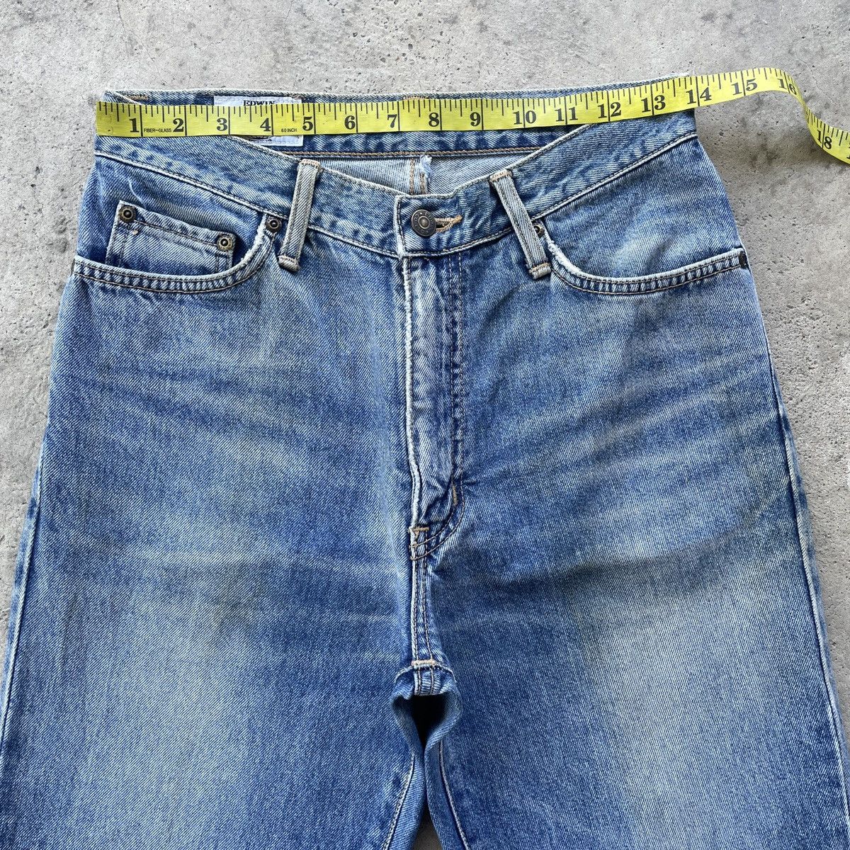 Edwin W28x32 Vintage Edwin Faded Jeans Pants Denim Size US 28 / EU 44 - 5 Thumbnail