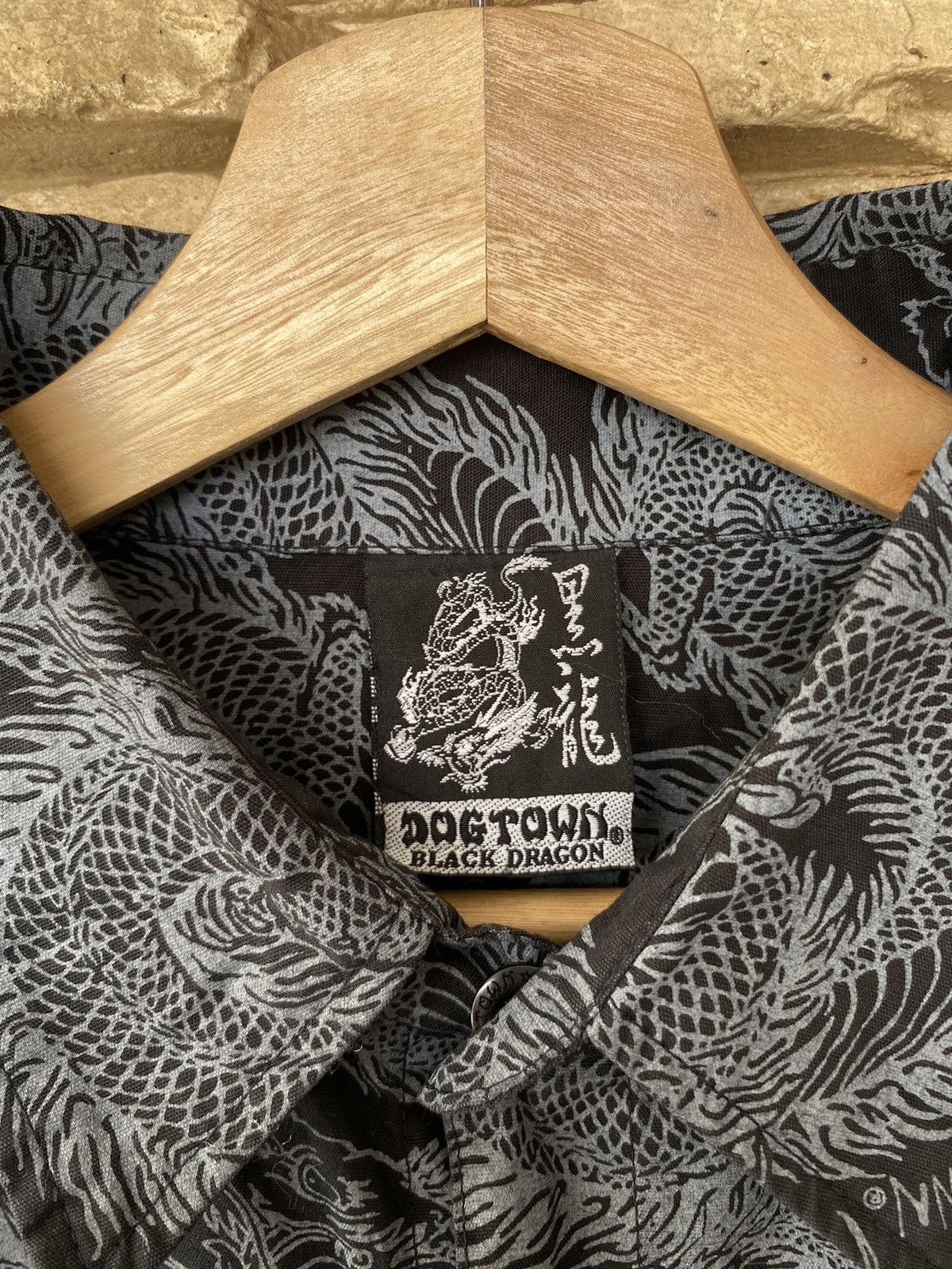 Vintage Rare Vintage Dogtown Dragon Longsleeve Button Up Shirt Size US XXL / EU 58 / 5 - 5 Thumbnail