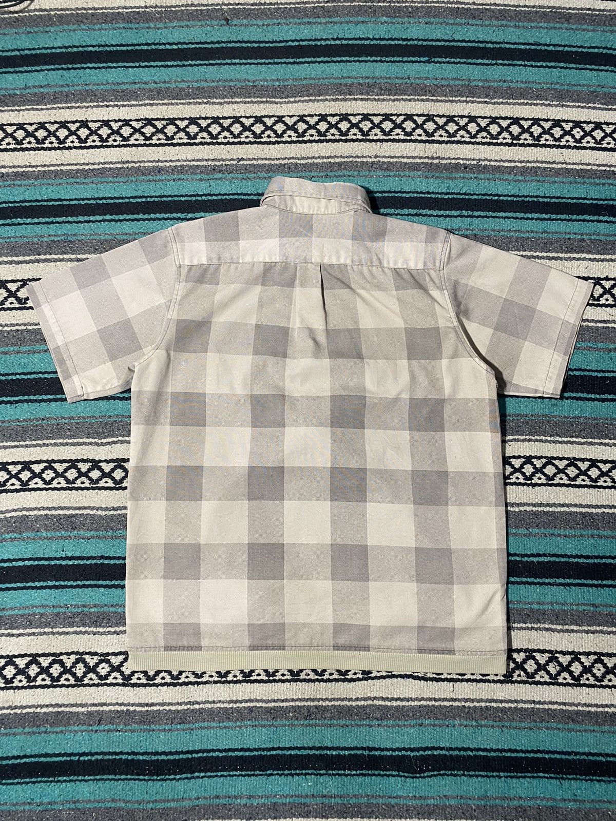 Undercover 2000s Undercover Chaotic Snap Button Gingham Shirt Size US L / EU 52-54 / 3 - 10 Thumbnail