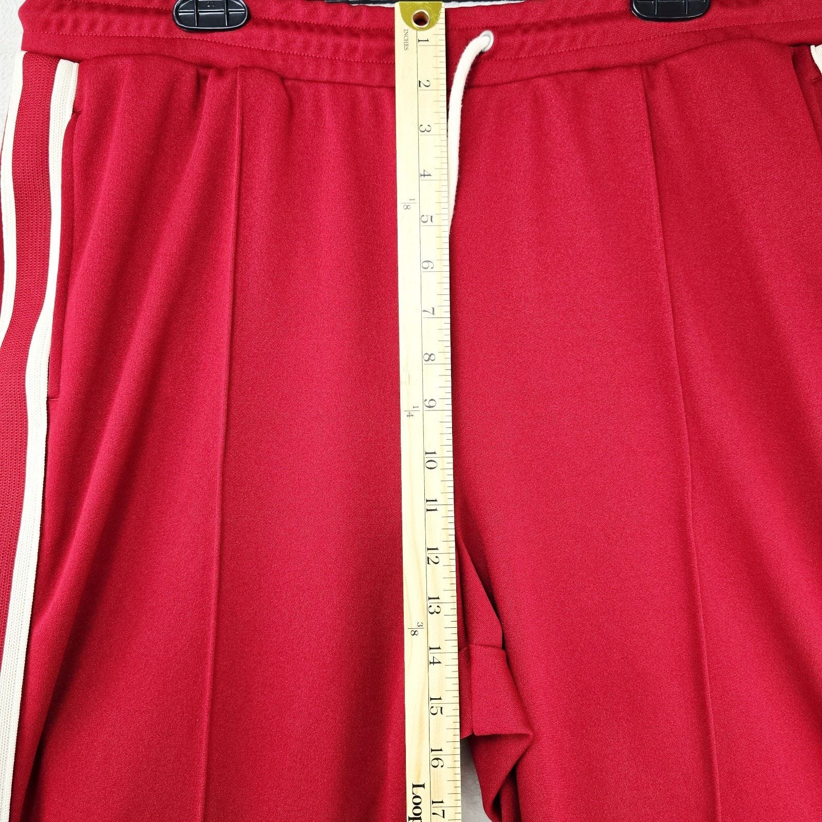 Gap GAP Track Pants Size XL red Striped Tricot Straight Baggy Size US 36 / EU 52 - 11 Thumbnail
