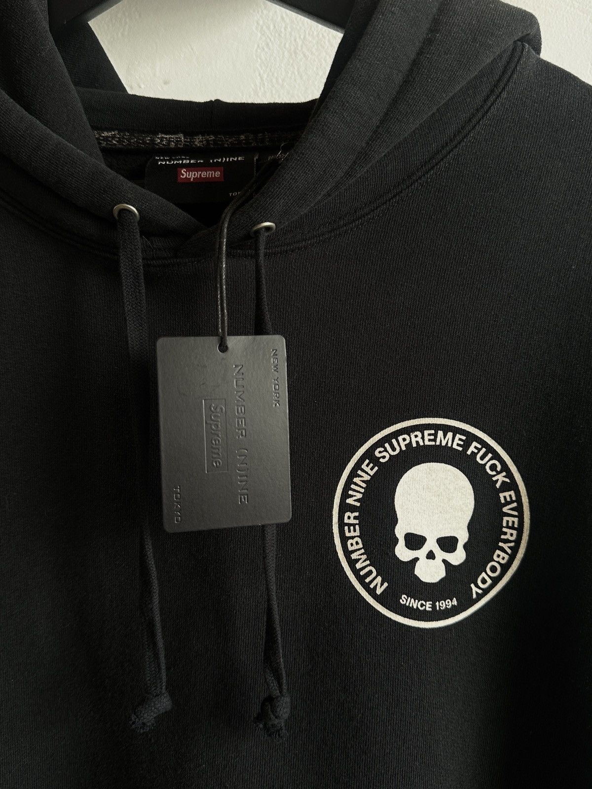 Supreme Supreme x Number (N)ine FW25 F* Everybody Hooded Sweatshirt Size US L / EU 52-54 / 3 - 4 Thumbnail