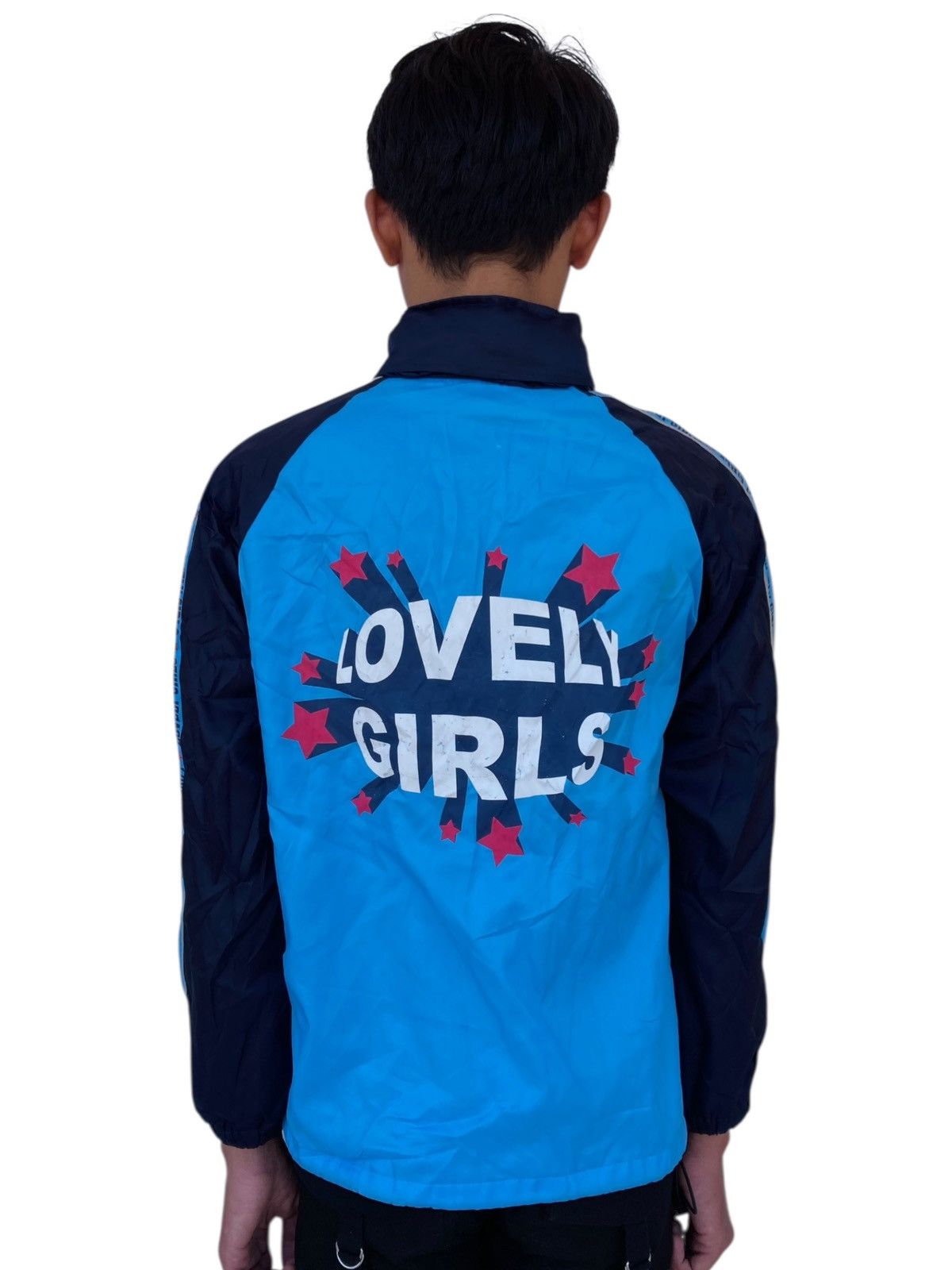 Japanese Brand 2000s Lovely Girls - 3D Graphic Lovely Girls Coach Jacket Size US M / EU 48-50 / 2 - 4 Thumbnail