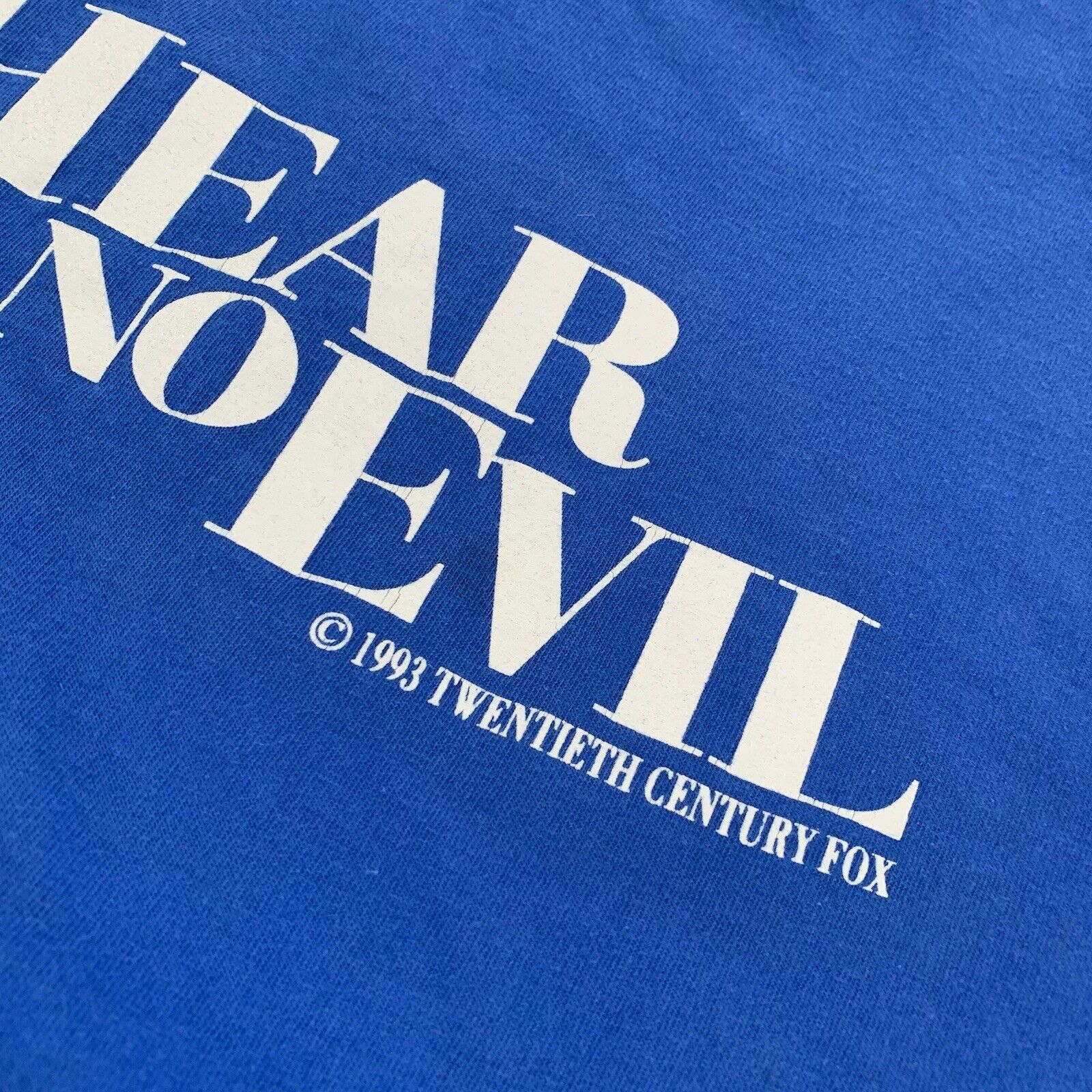 Fruit Of The Loom × Vintage Vintage 1993 Hear No Evil Long Sleeve Horror Movie Promo Size US XL / EU 56 / 4 - 3 Thumbnail