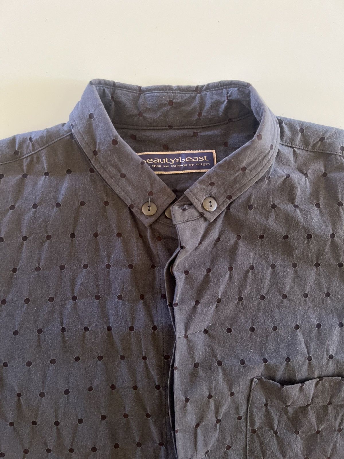 Beauty Beast Beauty Beast Polkadot Shirt Button Ups Size US M / EU 48-50 / 2 - 5 Thumbnail