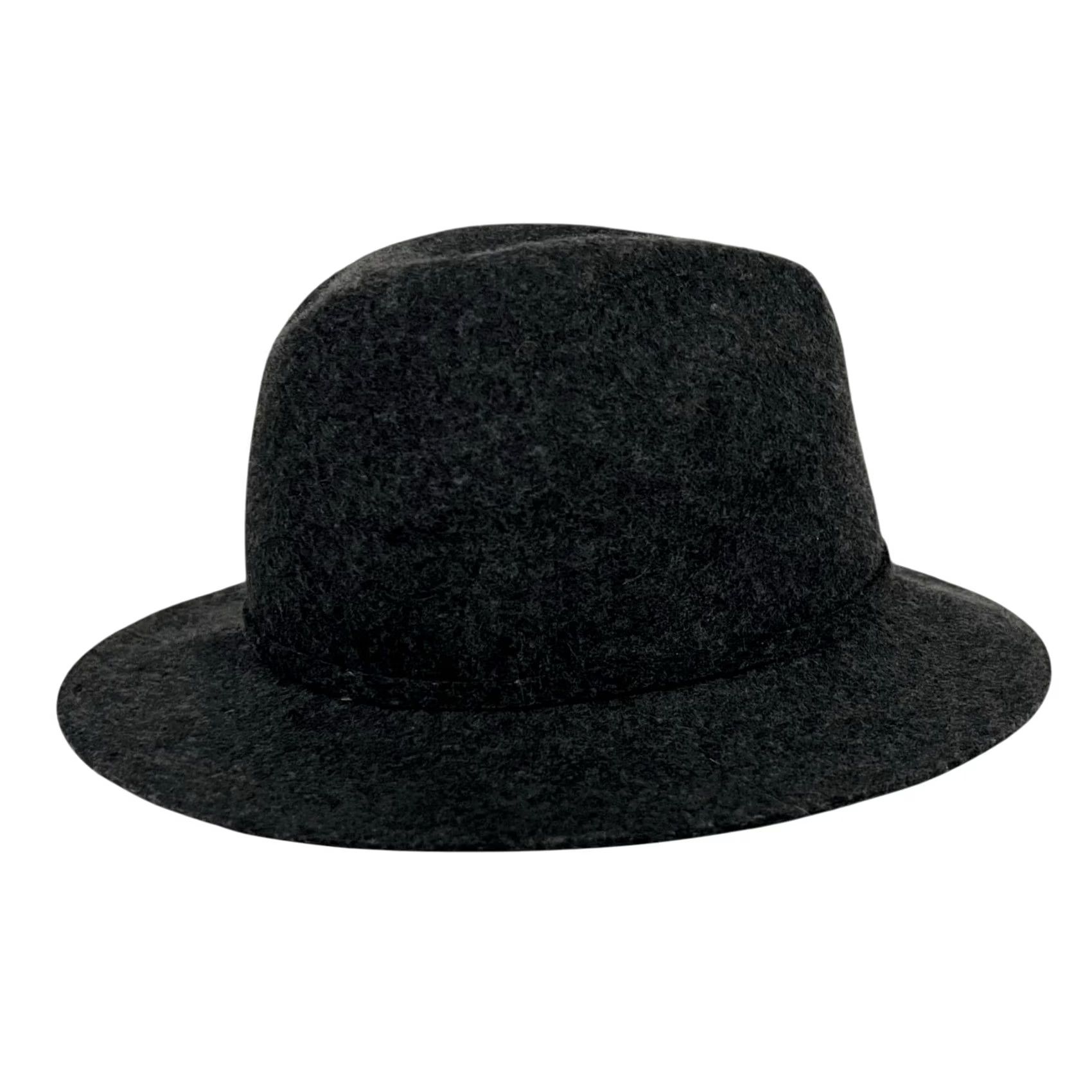 J.Crew J. Crew Women’s Classic Dark Gray Hat 100% Wool Felt Fedora B3486 Sz M-L Hats Size ONE SIZE - 4 Thumbnail