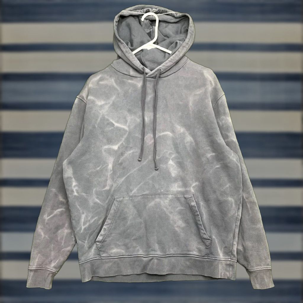 Allsaints ALLSAINTS Hoodie Mens Small Gray Tie Dye Pullover Sweatshirt Heavyweight City Classic Size US S / EU 44-46 / 1 - 1 Thumbnail