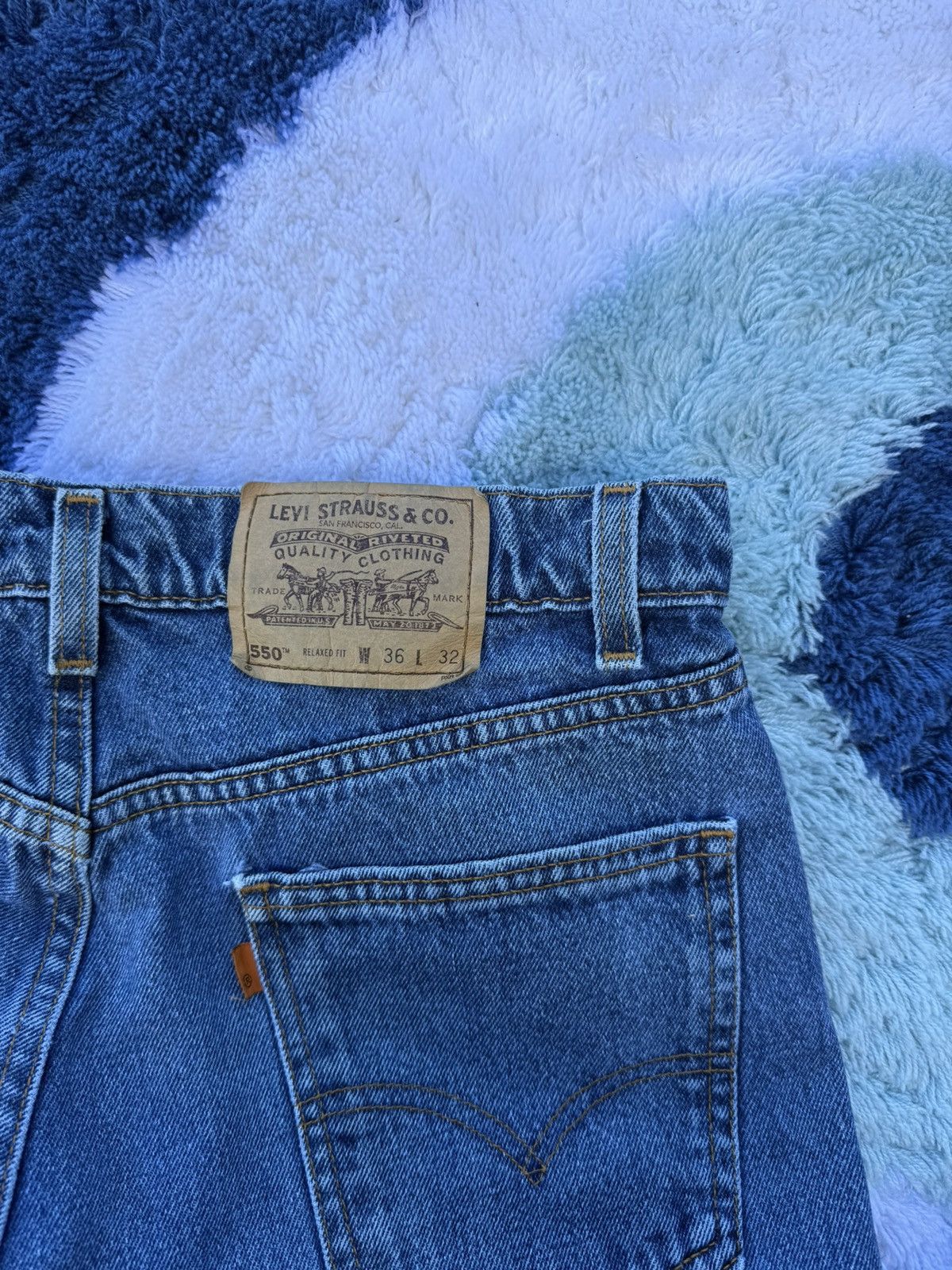 Levi's Vintage Levi’s 550 Orange Tab Jeans Size US 36 / EU 52 - 3 Thumbnail