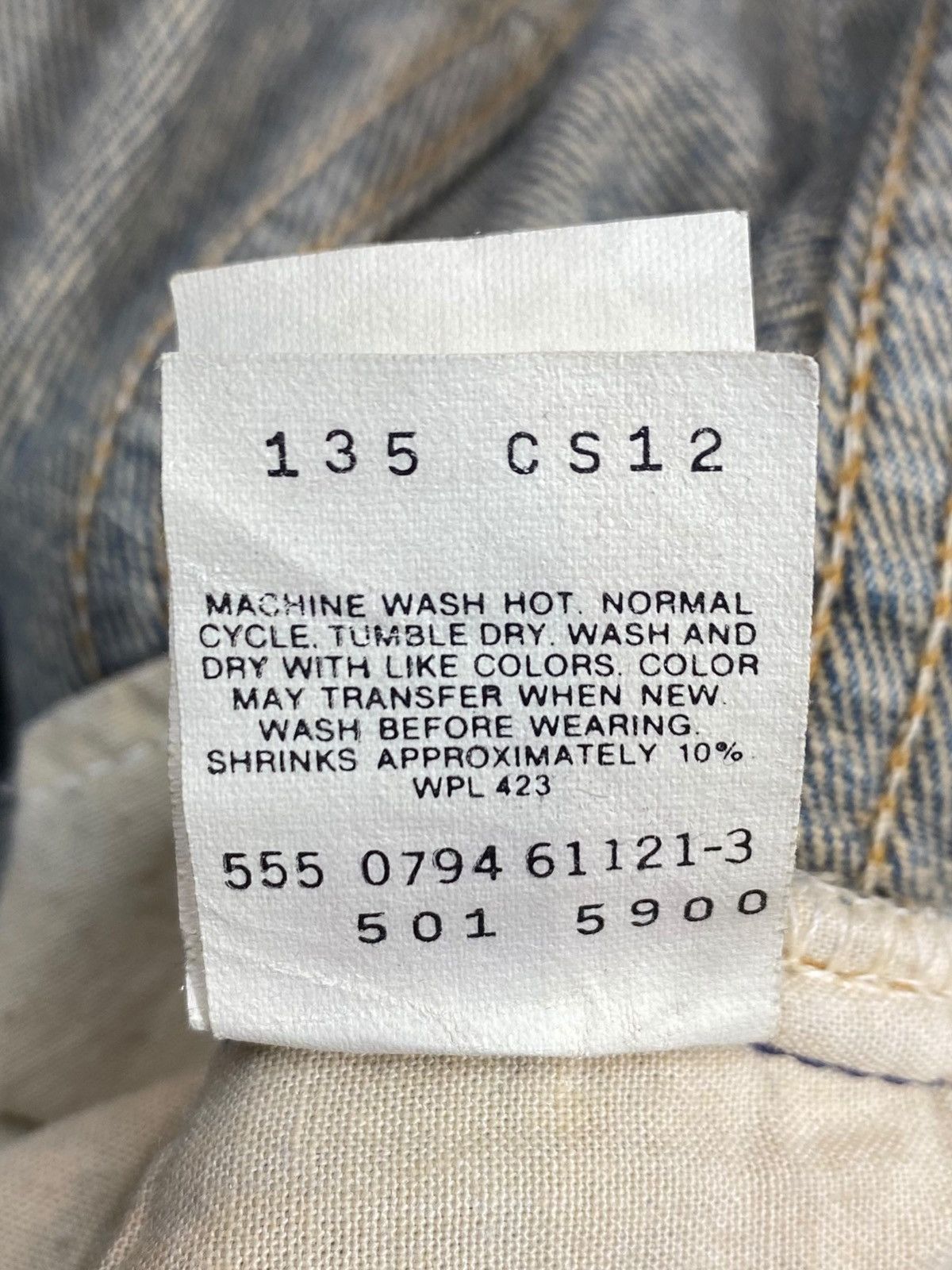 Levi's Vintage 501 Levi’s Medium Blue Wash Style Loose Jeans Size US 33 - 15 Thumbnail