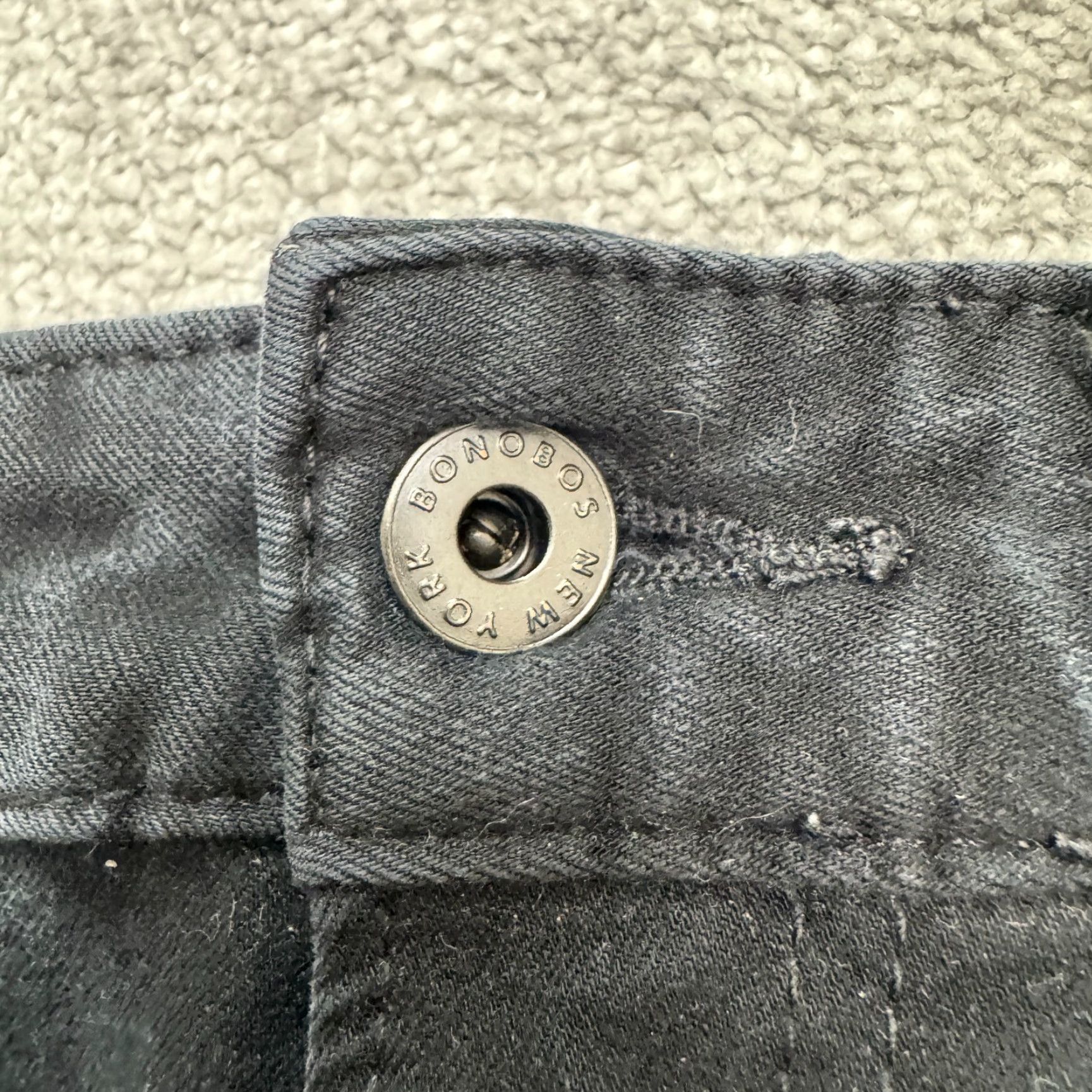 Bonobos Bonobos Slim Fit Denim Jeans Mens 30x30 Black Cotton Blend Casual Size US 30 / EU 46 - 3 Thumbnail