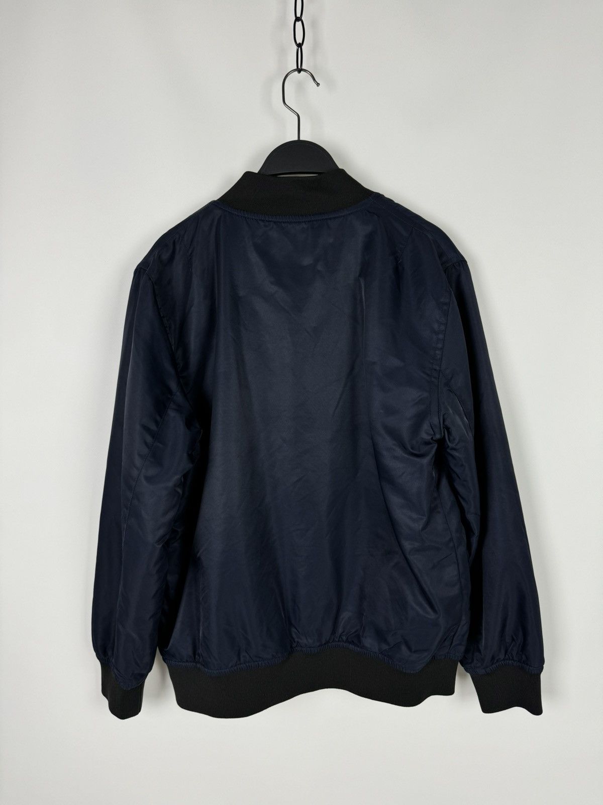 Stussy Stussy Embroidery Logo Basic Navy Bomber Jacket Size US S / EU 44-46 / 1 - 12 Thumbnail