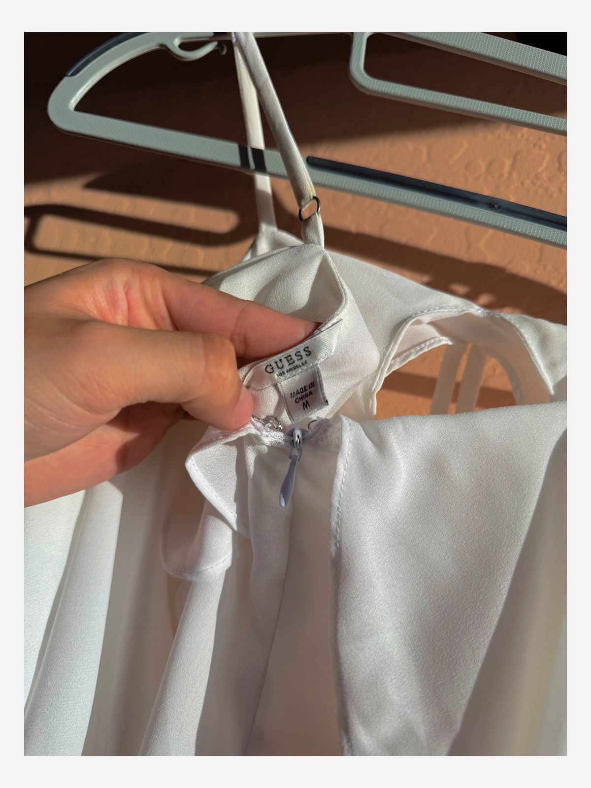 Guess GUESS White Ruffle Chiffon Halter Top – Elegant & Flowy Size M / US 6-8 / IT 42-44 - 8 Thumbnail