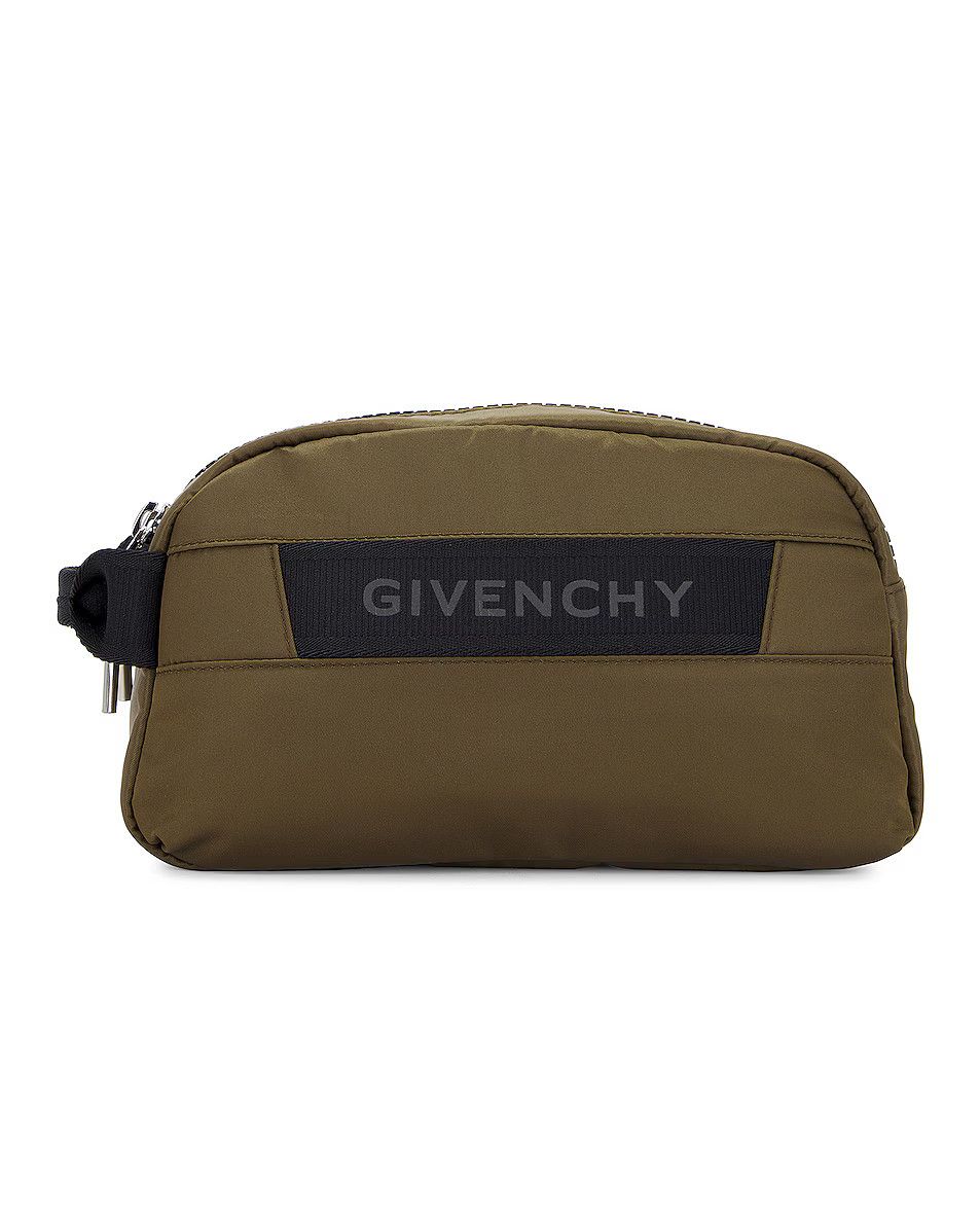Givenchy o1srvl11e1124 Size:OS / G Trek Toilet Pouch in Khaki Size ONE SIZE - 1 Thumbnail