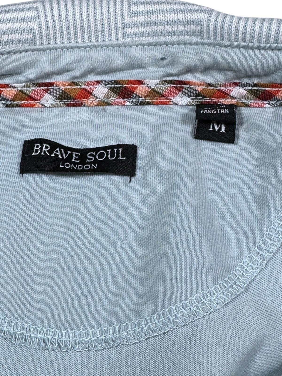 Brave Soul Brave Soul Polo Shirt Men's UK Siize M Baby Blue Logo Size US M / EU 48-50 / 2 - 9 Thumbnail