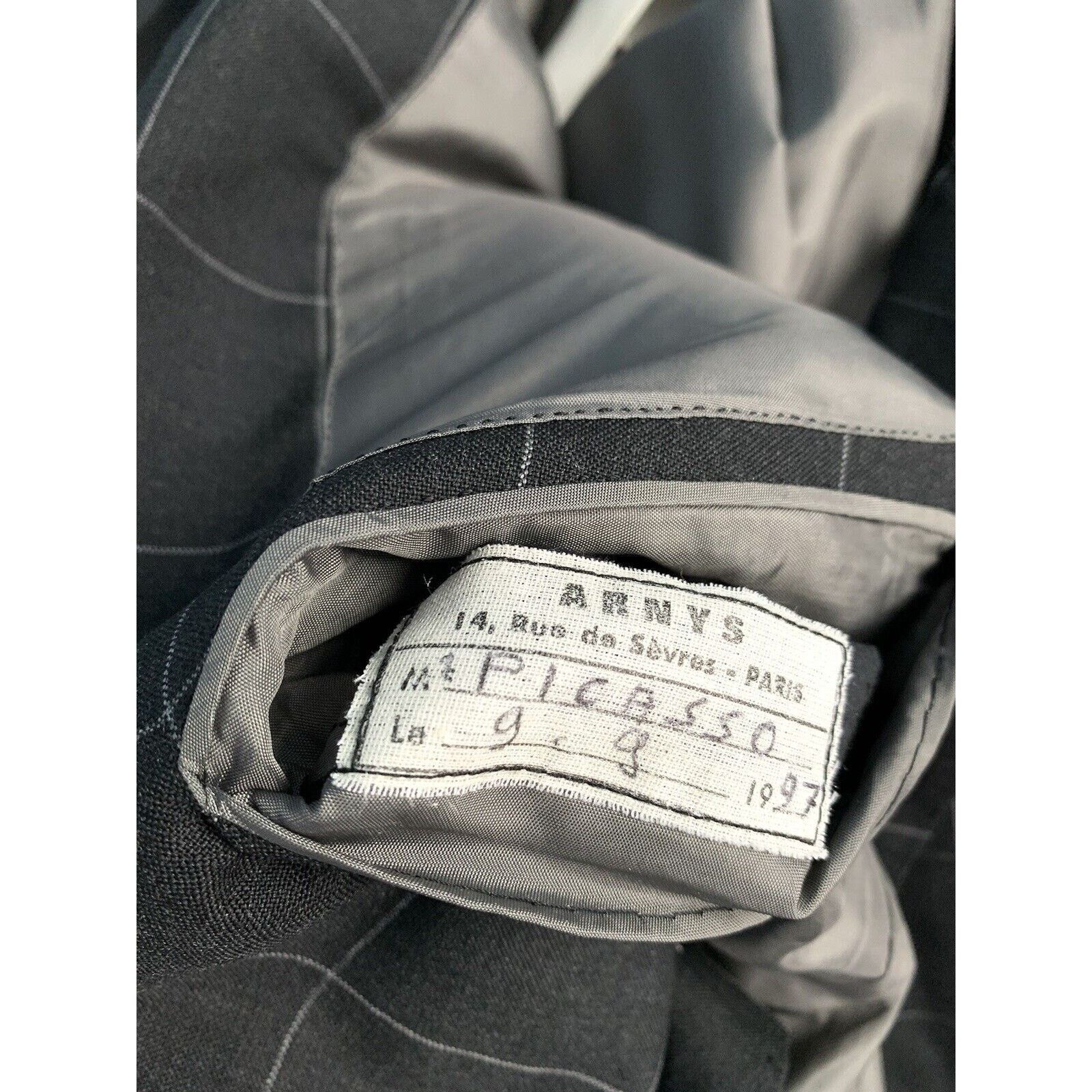 Designer × Vintage Men's ARNYS PARIS Bespoke Suit Blazer Trousers EU 50 UK 40 Size 50S - 15 Thumbnail