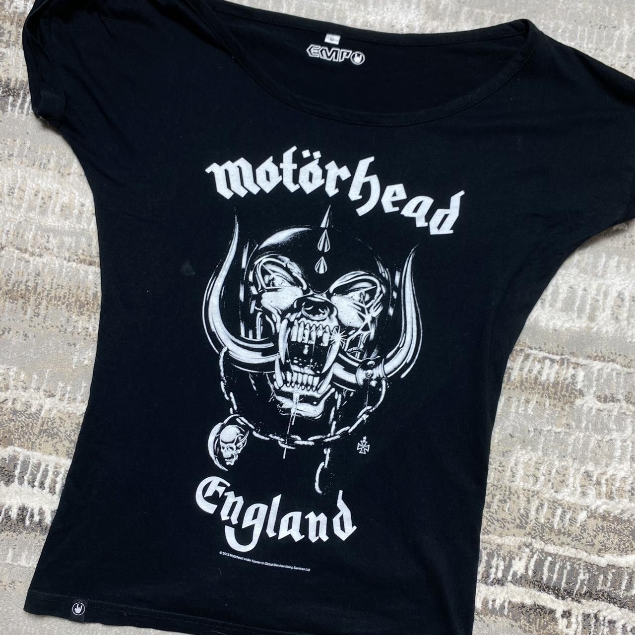 Japanese Brand 00s Motorhead England T-Shirt Black M Size M / US 6-8 / IT 42-44 - 2 Thumbnail