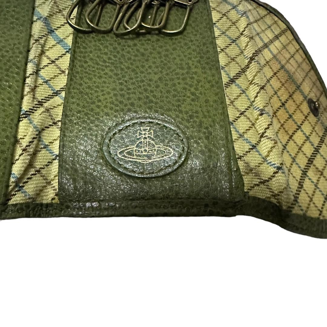 Leather Vivienne Westwood Green Leather Key Holder Bag Size ONE SIZE - 9 Thumbnail