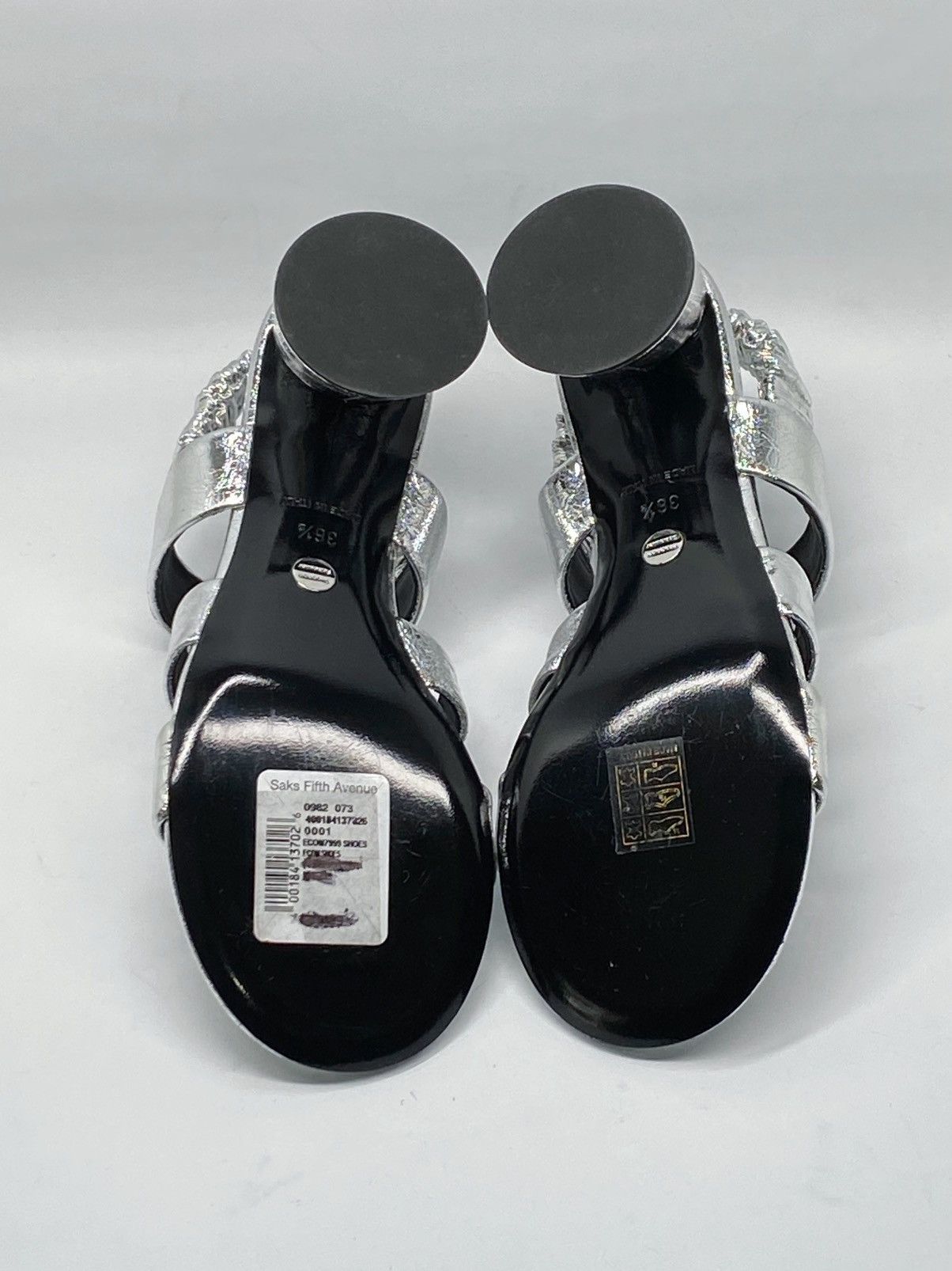 Proenza Schouler Proenza Schouler Silver Slingback Heel Sandals size 36.5 Size US 6.5 / IT 36.5 - 11 Thumbnail