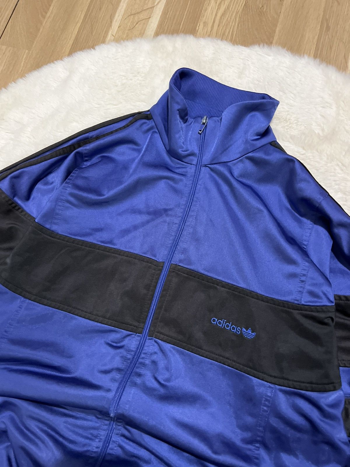 Adidas Adidas vihtage track jacket 99s purple archive 3 striped Size US L / EU 52-54 / 3 - 4 Thumbnail