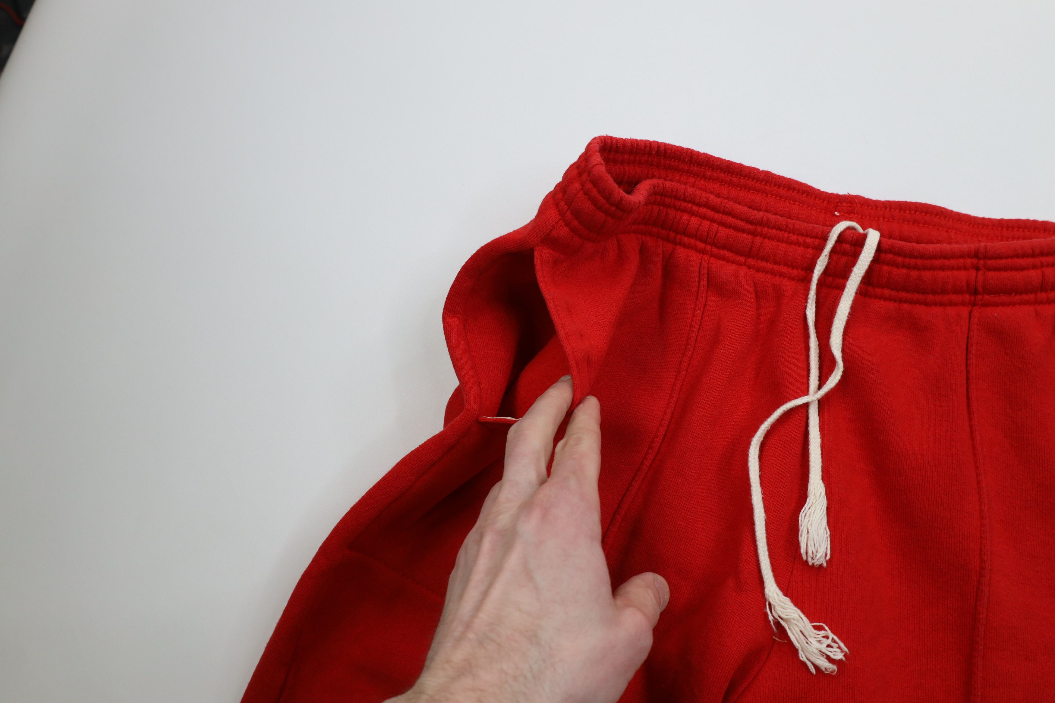 Russell Athletic Vintage 70s Russell Athletic Wide Leg Sweatpants Red USA Size US 36 / EU 52 - 8 Thumbnail