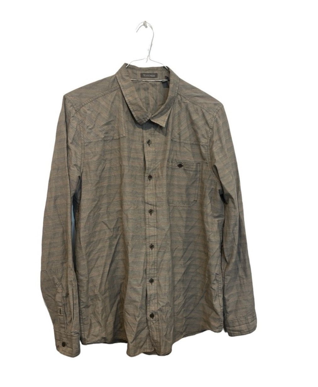 Toad&Co Toad & Co Men’s Long Sleeve Button Down Large Brown Size US L / EU 52-54 / 3 - 1 Thumbnail