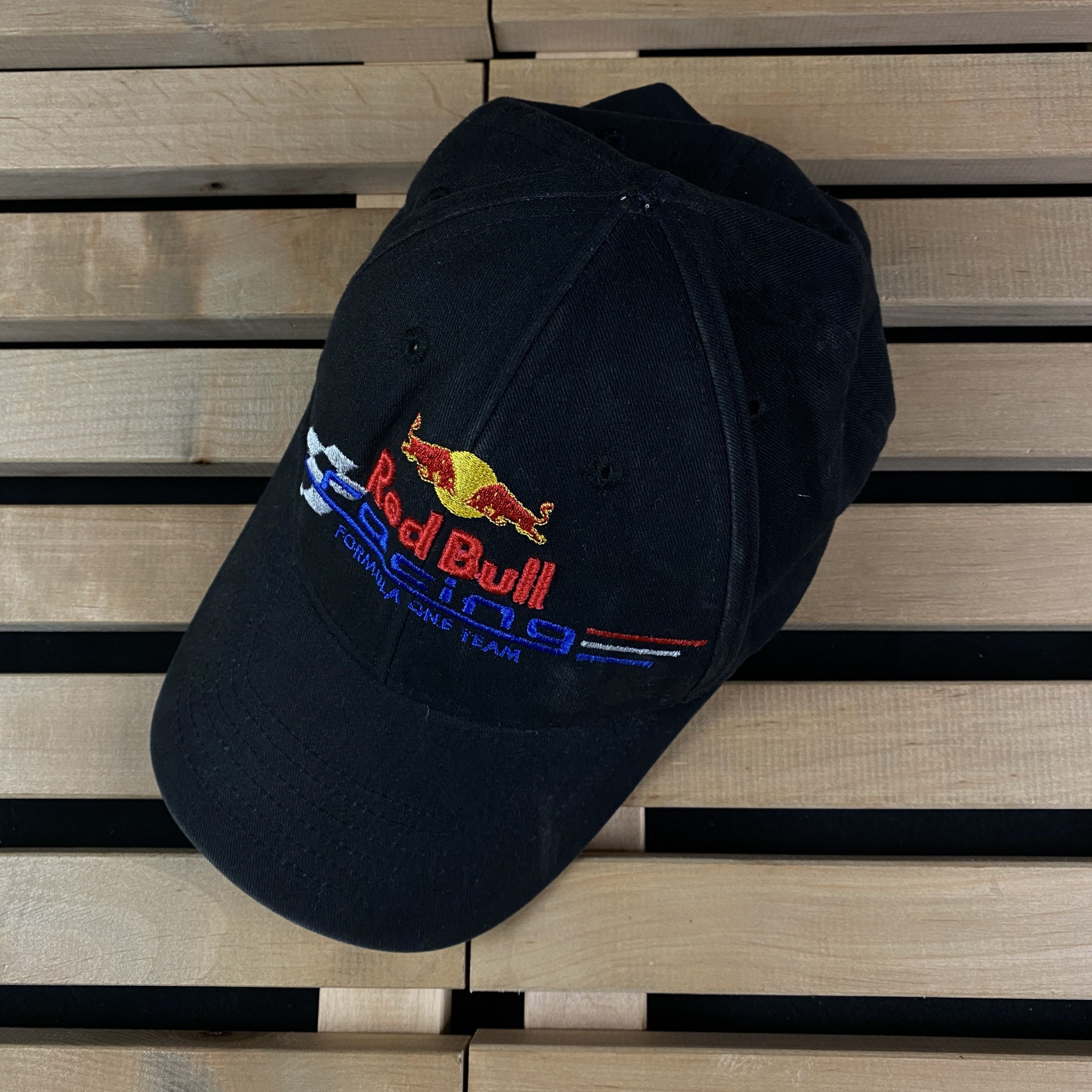 Red Bull × Vintage Men’s Racing Cap Hat Red Bull One Size Black Size ONE SIZE - 2 Thumbnail