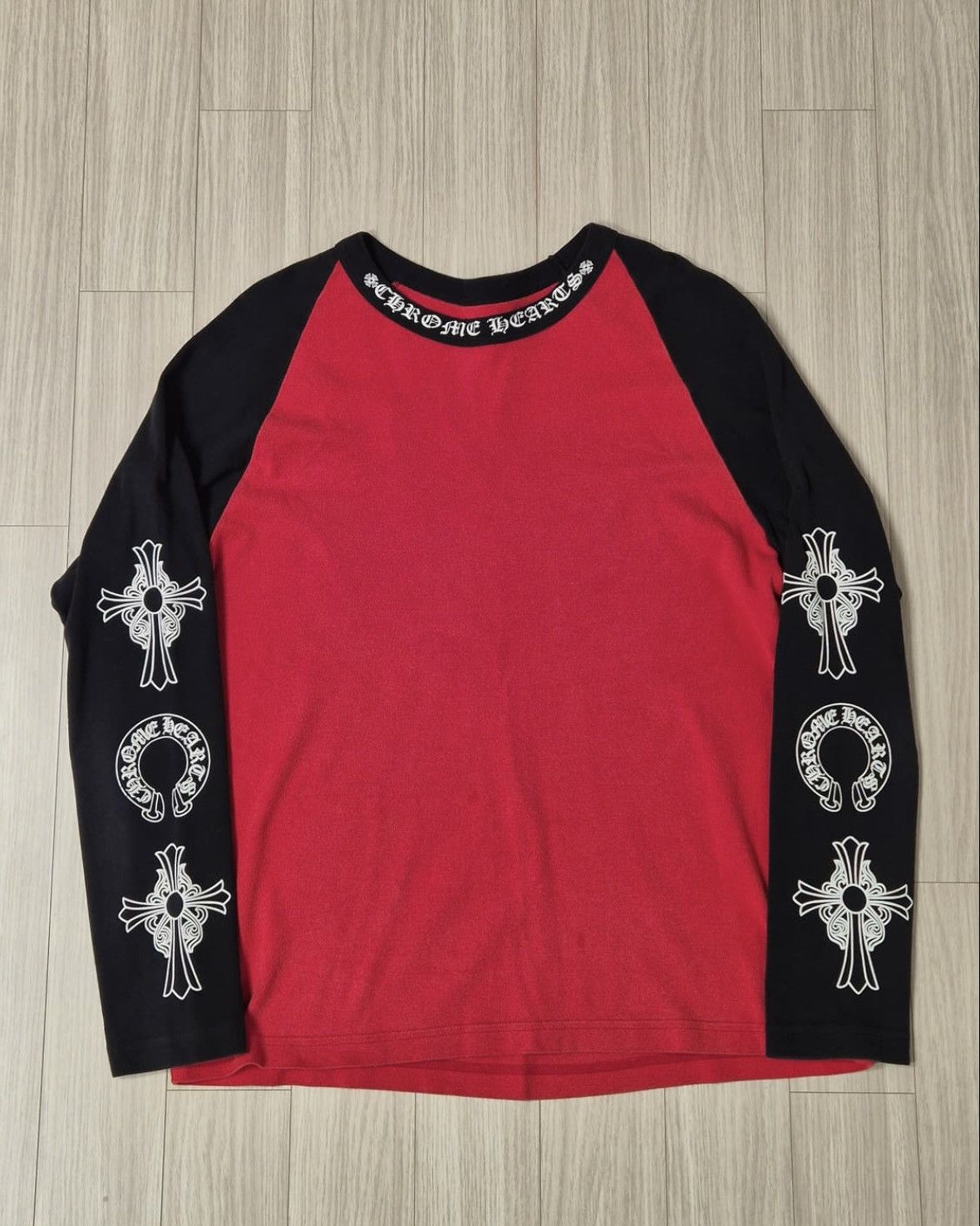 Chrome Hearts *rare* Neck Script Longsleeve Tee Size US XL / EU 56 / 4 - 1 Thumbnail