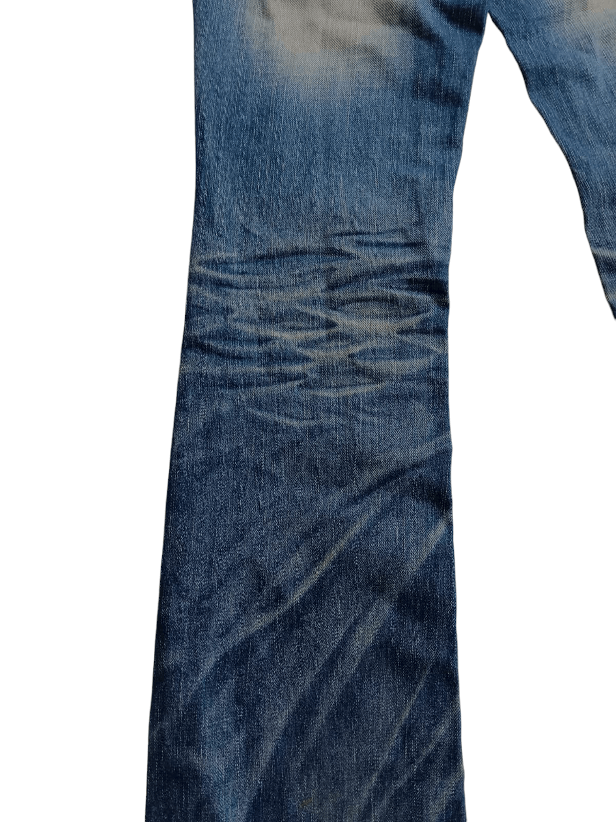 Beauty Beast Lolita wings embroidery flare bootcut jeans Size US 29 - 4 Thumbnail