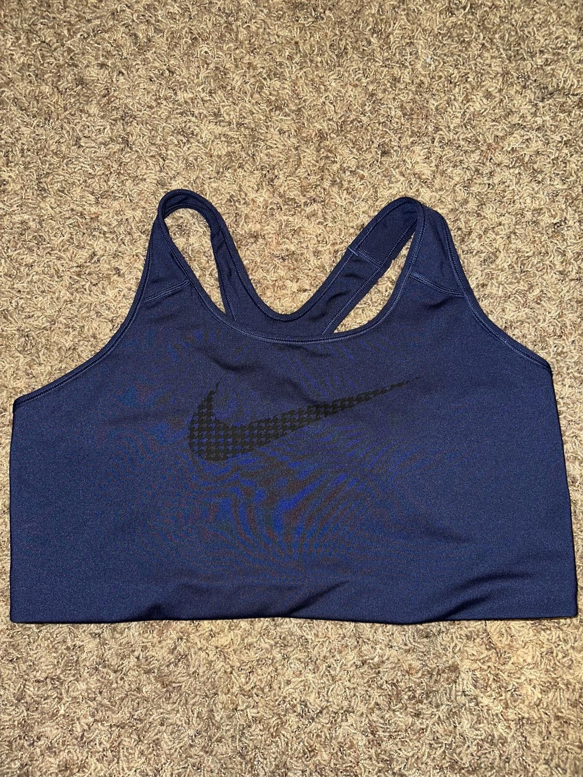 Nike Nike Women’s Dri-FIT Swoosh Icon Clash Sports Bra (Plus Size) Sample Size ONE SIZE - 1 Thumbnail