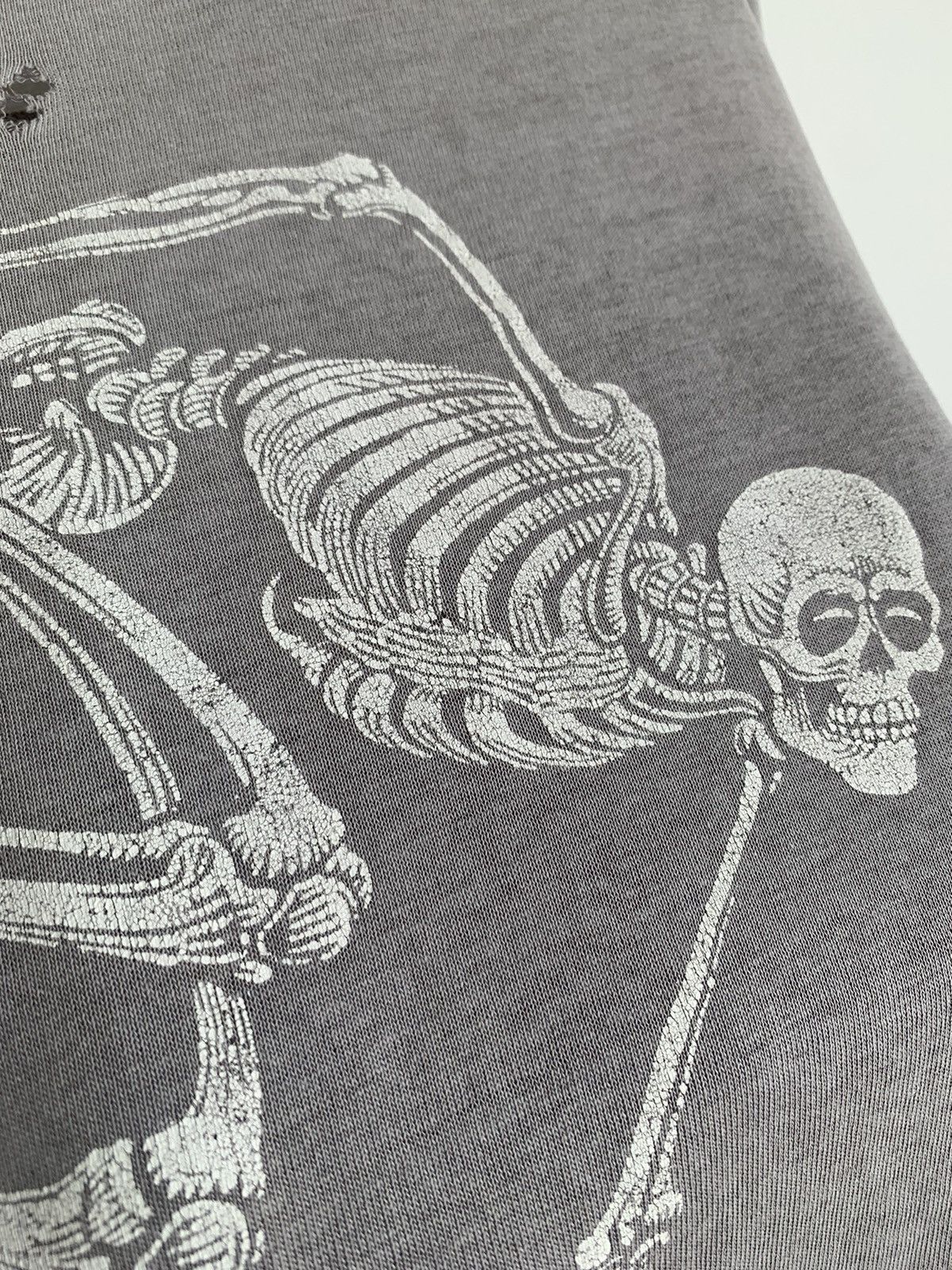 Powell Peralta Vintage 80s Powell Peralta Bones Skeleton Distressed Shirt Size US L / EU 52-54 / 3 - 16 Thumbnail