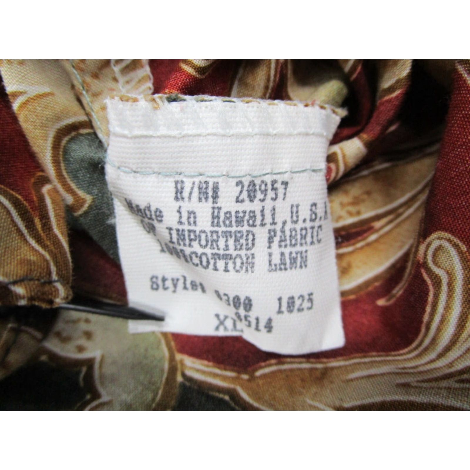 Tori Richard Tori Richard Shirt Mens XL Red Button Up Hawaiian Cotton Lawn Made in USA Size US XL / EU 56 / 4 - 4 Thumbnail