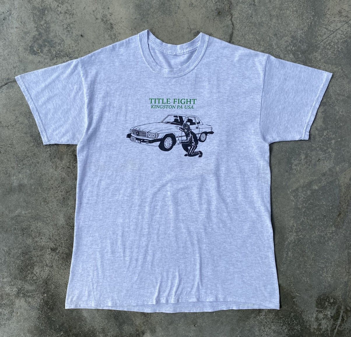 Band Tees Sick🔥Vintage Title Fight "Krawler" / Car Jack Band Tees Size US L / EU 52-54 / 3 - 1 Thumbnail