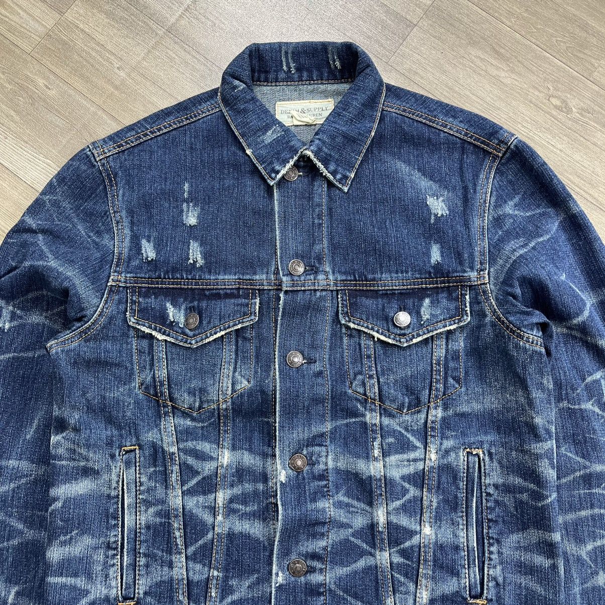 Denim & Supply Ralph Lauren Denim & Supply Ralph Lauren Distressed America Denim Jacket Size US M / EU 48-50 / 2 - 13 Thumbnail