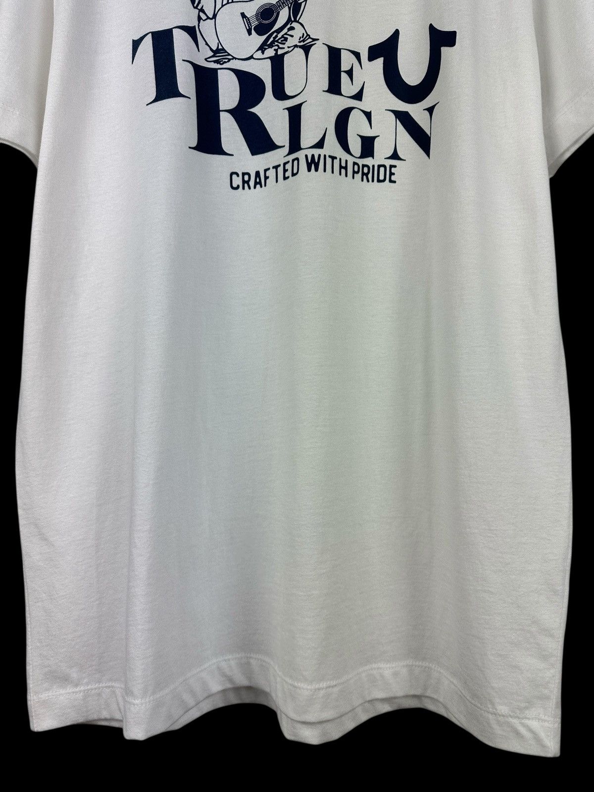 True Religion True Religion White T-Shirt Buddha Graphic Print Size US M / EU 48-50 / 2 - 6 Thumbnail