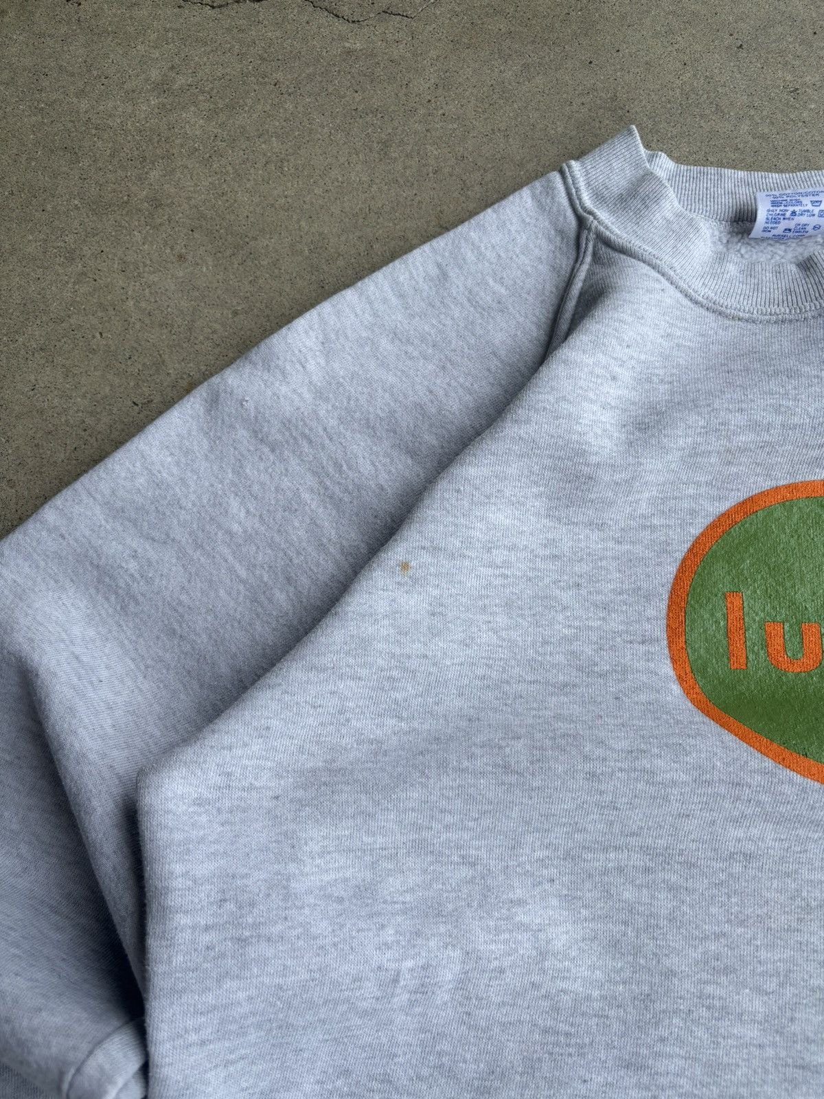 Band Tees × Vintage Crazy 90s Lush Band Spooky Simple Logo Boxy Grey Crewneck Size US L / EU 52-54 / 3 - 4 Thumbnail